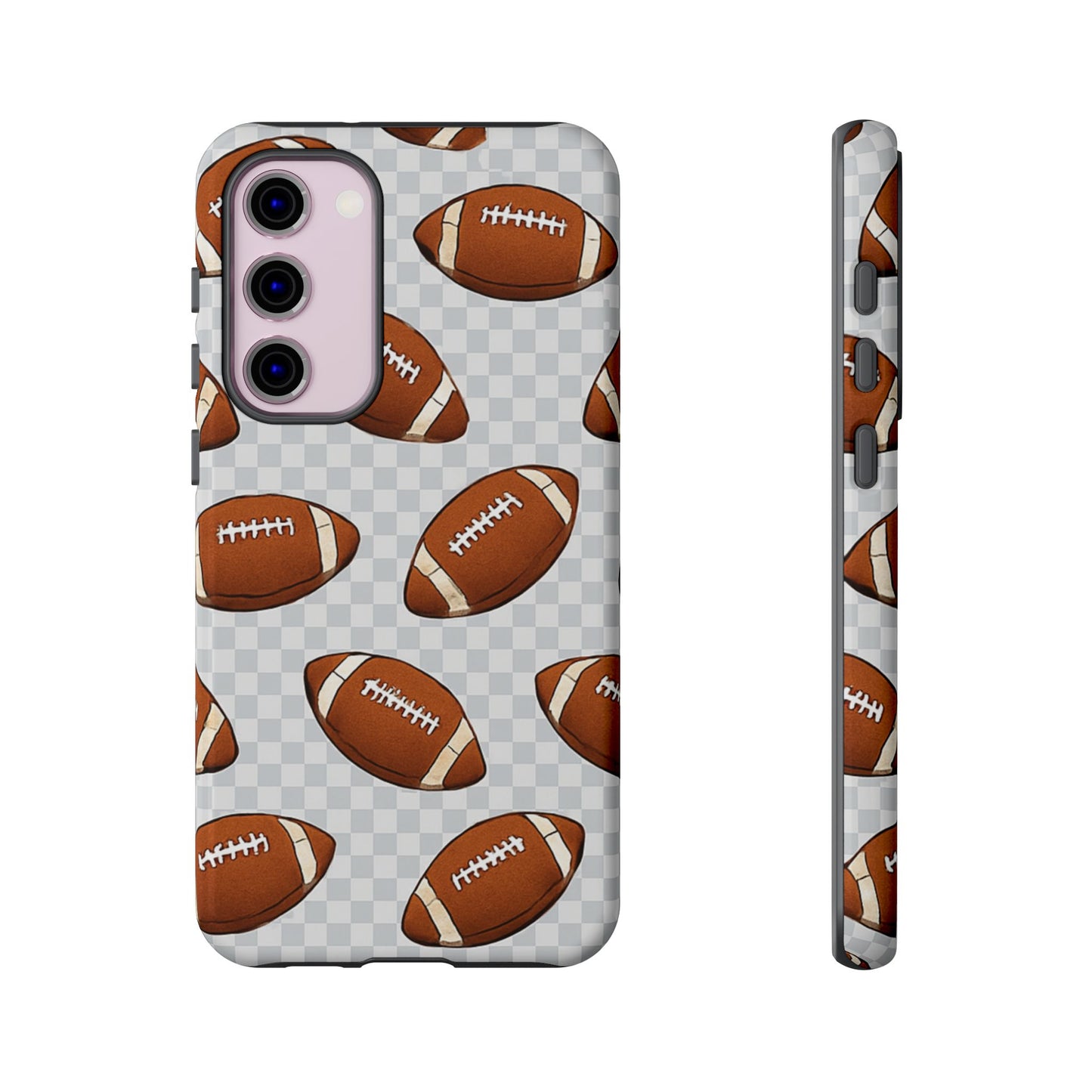 Football Phone Case, Tough Cases for Sports Fans, Unique Gift for Football Lovers, Protective Decor, Athletic Accessories