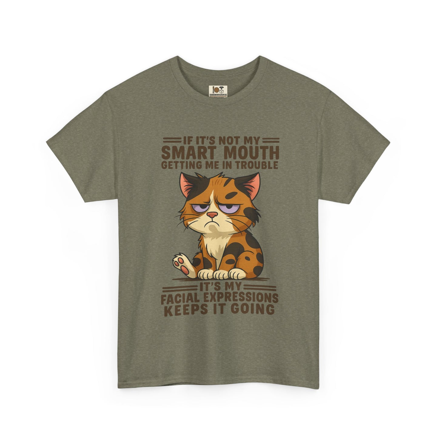 Sassy Cat Quote Tee, Funny Animal Shirt, Unisex Cotton T-Shirt, Gift for Cat Lovers, Humor Apparel, Cute Pet Theme