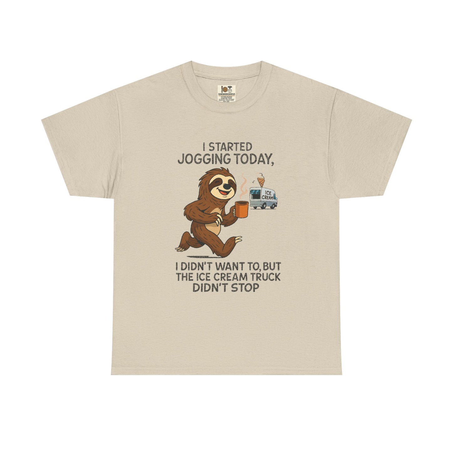 Funny Sloth Jogging T-Shirt | Gift for Exercise Lovers, Animal Humor Tee, Cute Sloth Apparel, Birthday Gift, Casual Wear
