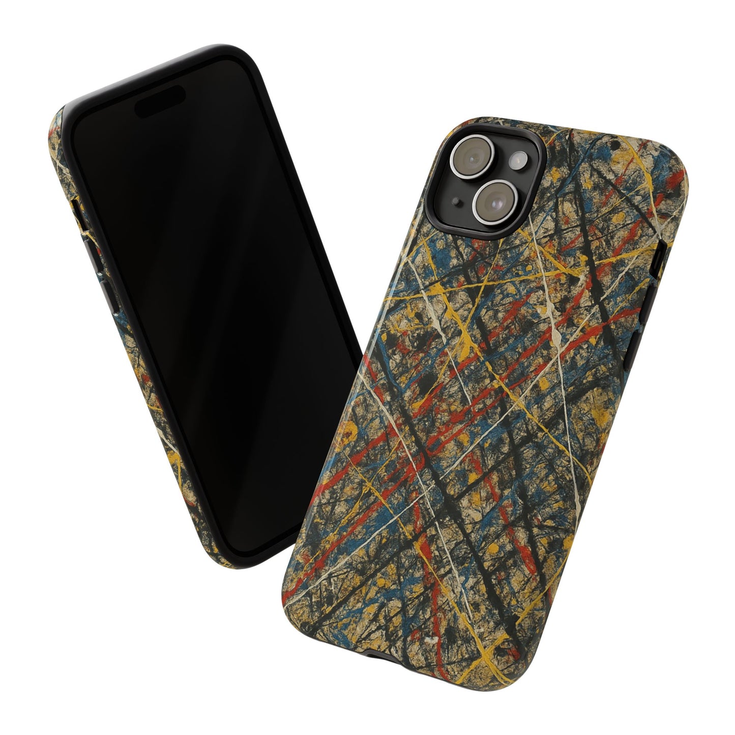 Tough Cases Phone Case - Bold Abstract Design, Stylish Mobile Cover, Unique Gift for Him/Her, Durable Accessory, Trendy Protection