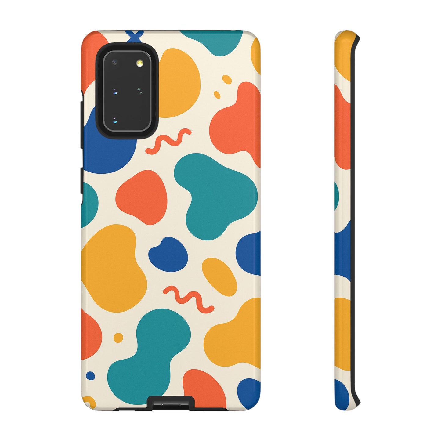 Colorful Phone Case with Abstract Design, Stylish Phone Cover, Trendy Tech Accessory for Her, Unique Gift Idea, Fun Patterned Case