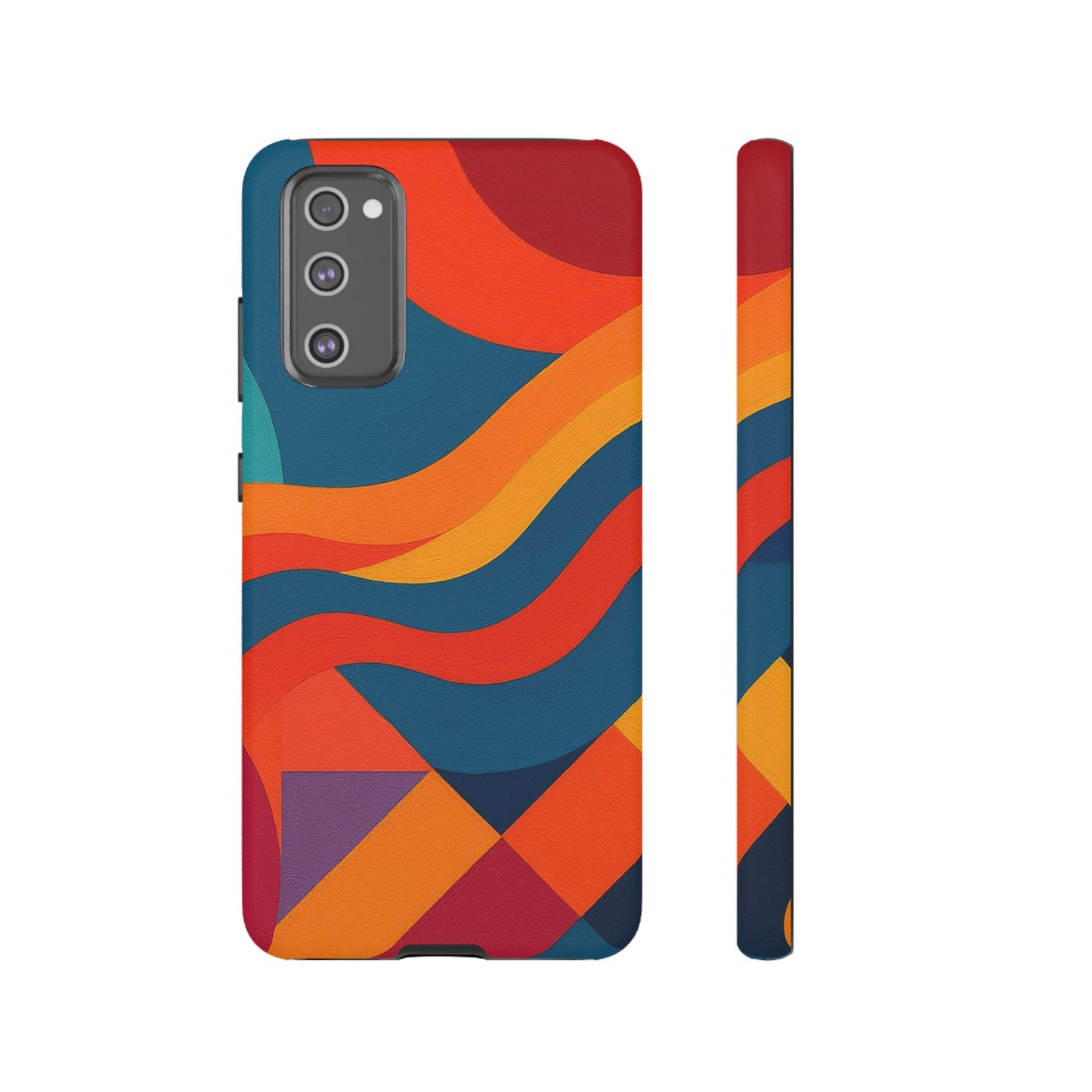 Vibrant Phone Case, Abstract Design Cover, Tough Cases for All Occasions, Stylish Gift for Tech Lovers, Modern Phone Accessories