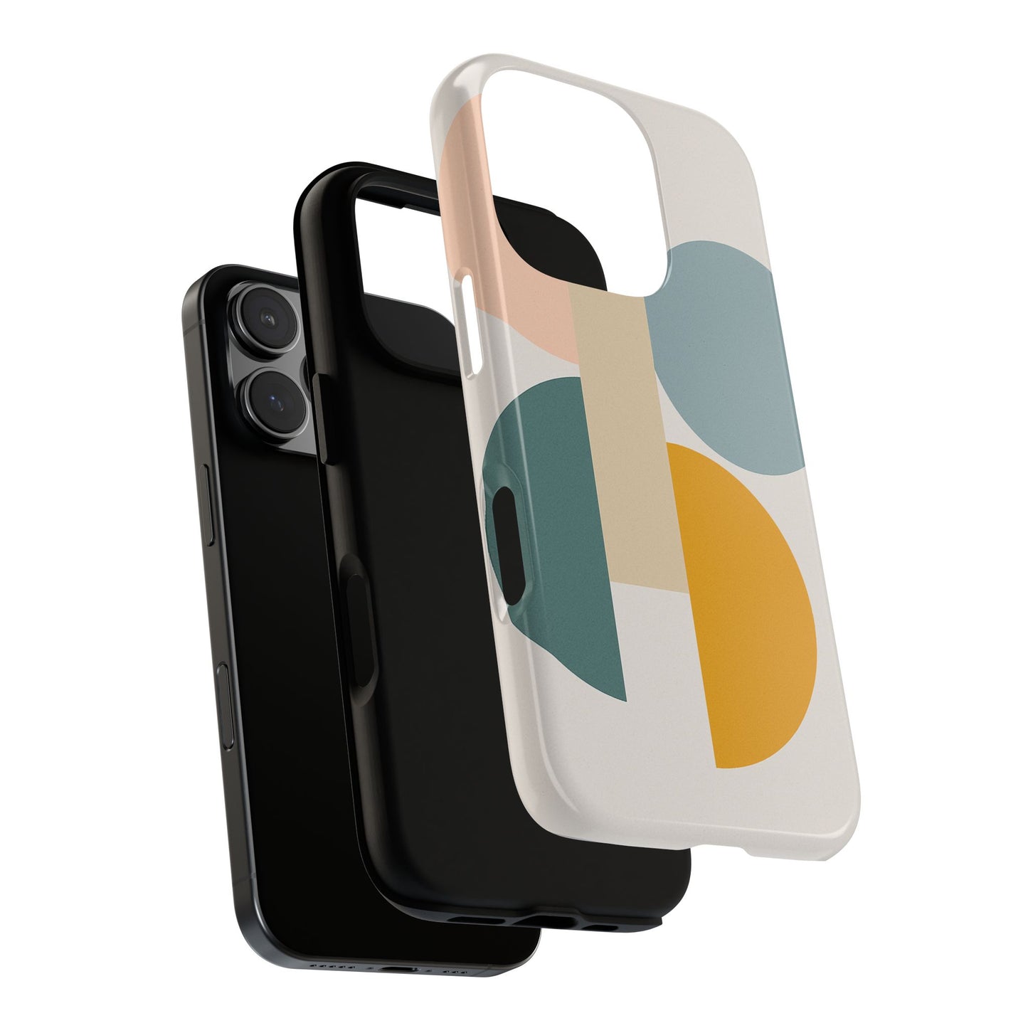 Minimalist Geometric Phone Case, Stylish Protective Cover for Phones, Modern Design, Gift for Him/Her, Trendy Tech Accessory