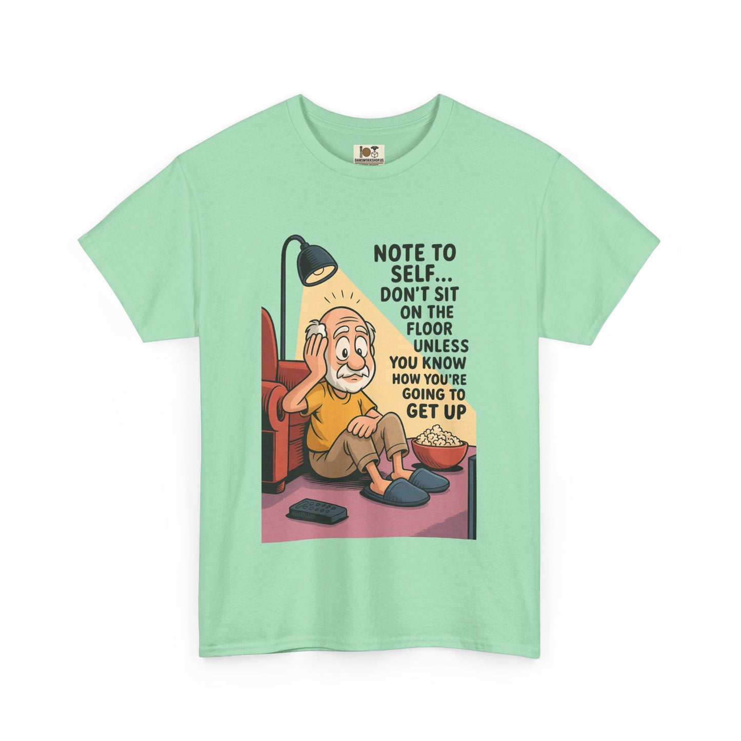 Funny Note to Self Tee for Laziness Lovers, Humor T-Shirt, Quirky Cotton Shirt, Gift for Friends, Relaxation Apparel
