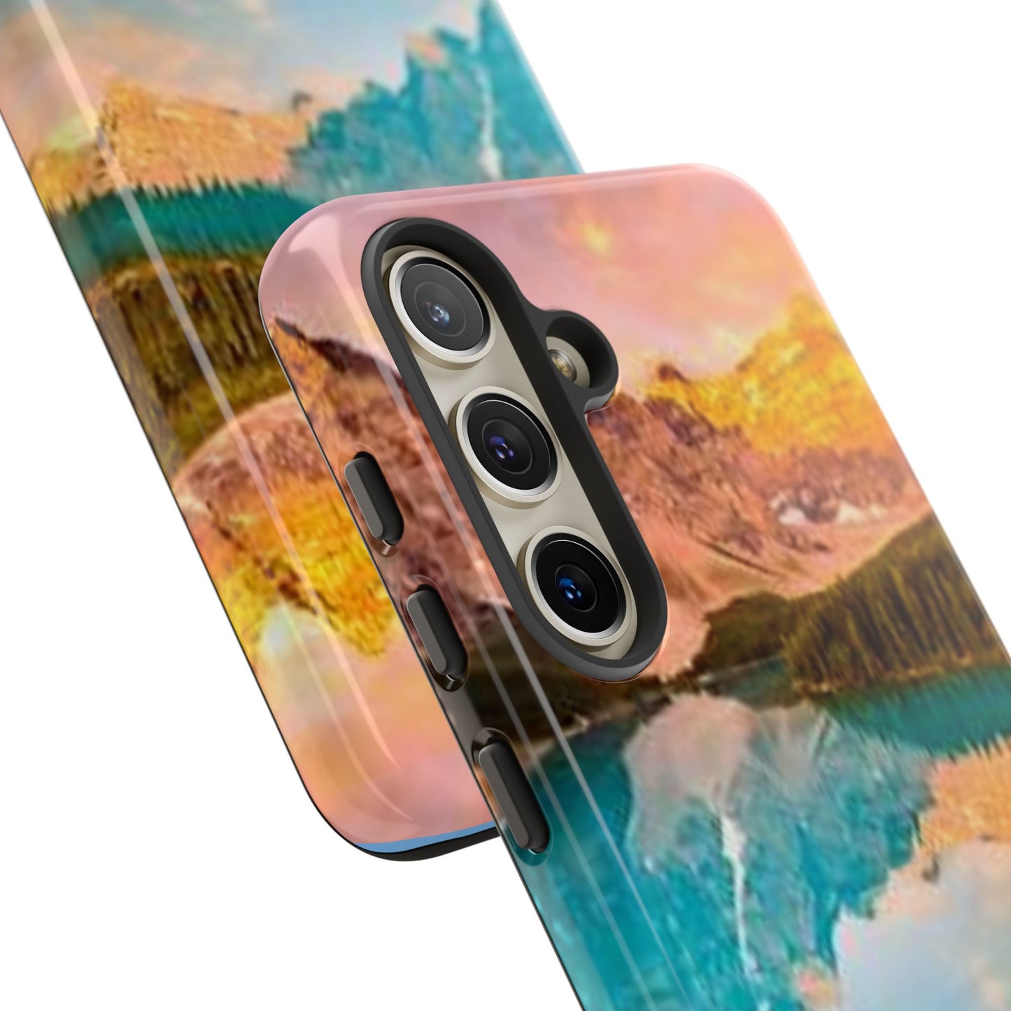 Nature-Inspired Phone Case with Mountain and Lake Design, Aesthetic Tough Cases for Outdoor Lovers, Phone Protection, Gift for Nature [...]