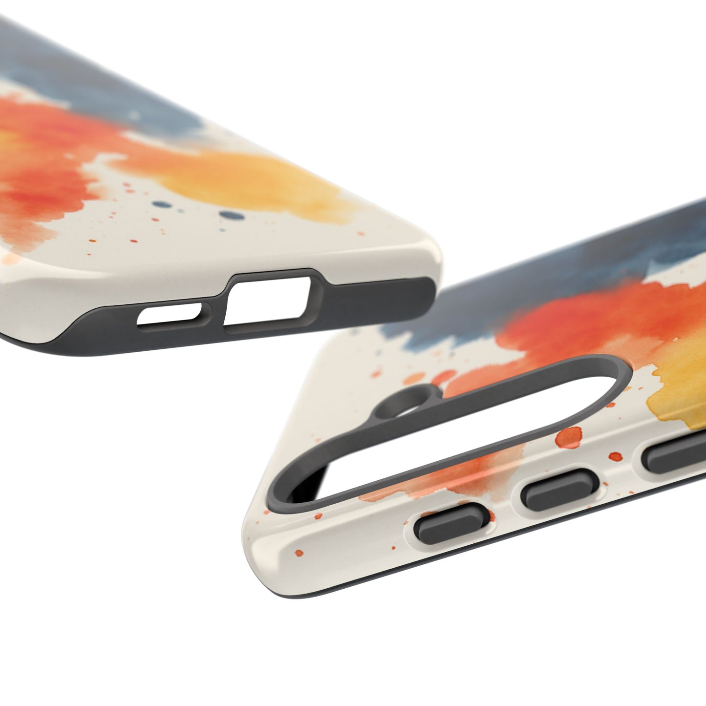 Watercolor Phone Case - Abstract Design, Tough Cases for Men & Women, Stylish Gift, Artistic Accessory for All Occasions