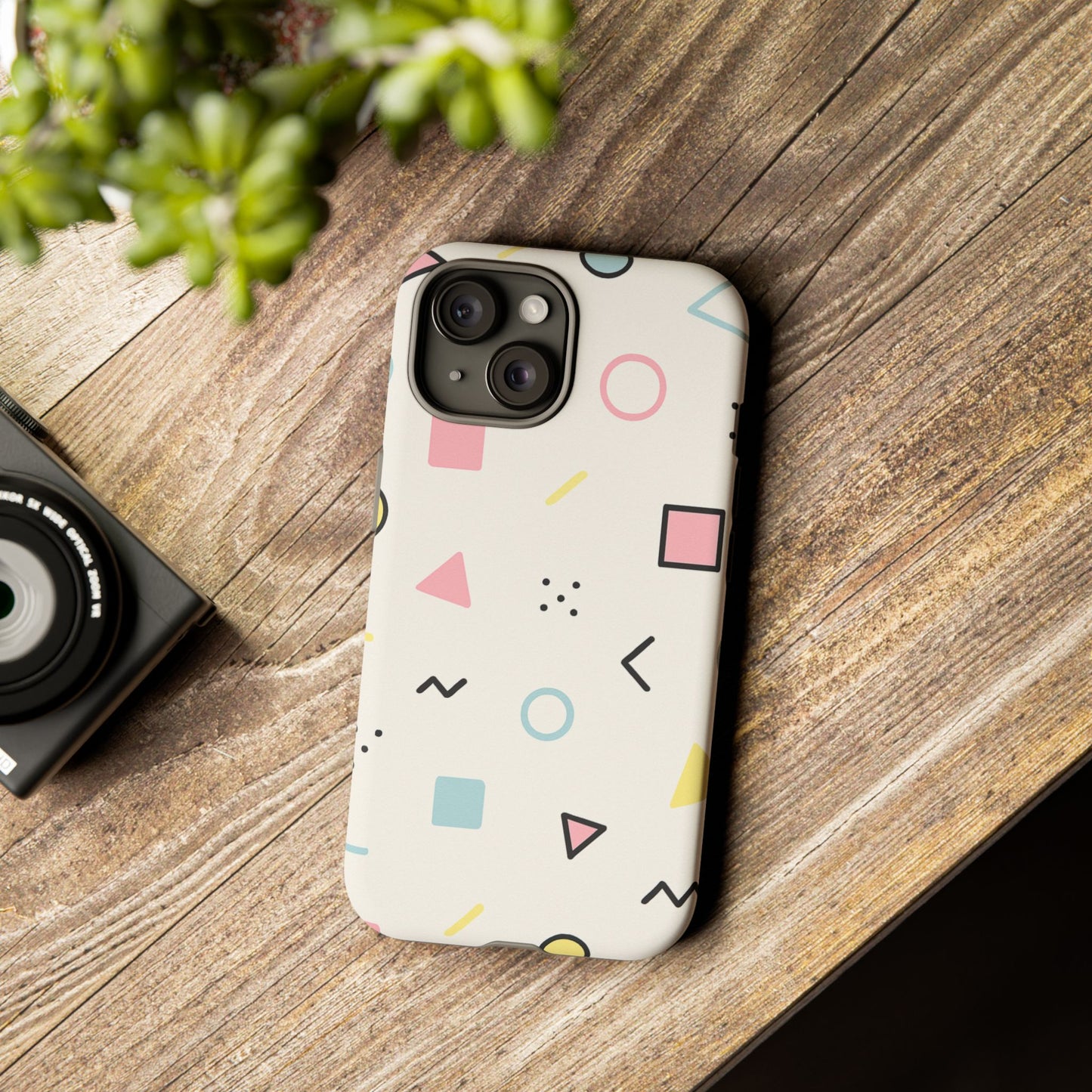 Geometric Phone Case - Stylish Tough Cases for Trendsetters, Unique Phone Covers, Modern Accessories, Gift Ideas for Her