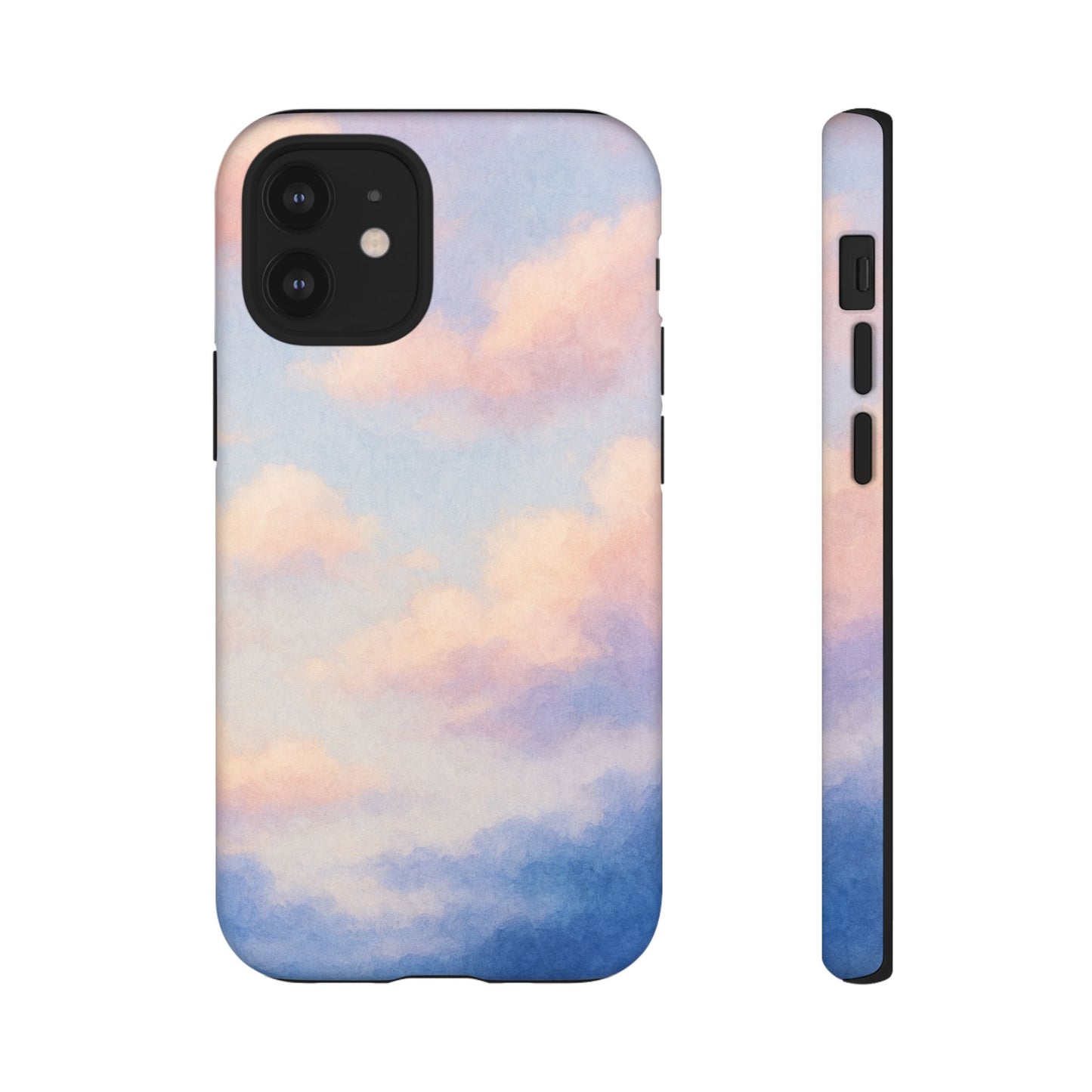 Sky Blue Cloud Phone Case, Tough Phone Cover, Aesthetic Cell Phone Accessory, Gift for Teen, Trendy Tech Protection