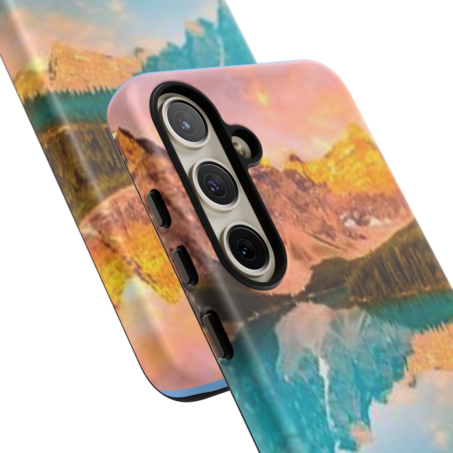 Nature-Inspired Phone Case with Mountain and Lake Design, Aesthetic Tough Cases for Outdoor Lovers, Phone Protection, Gift for Nature [...]