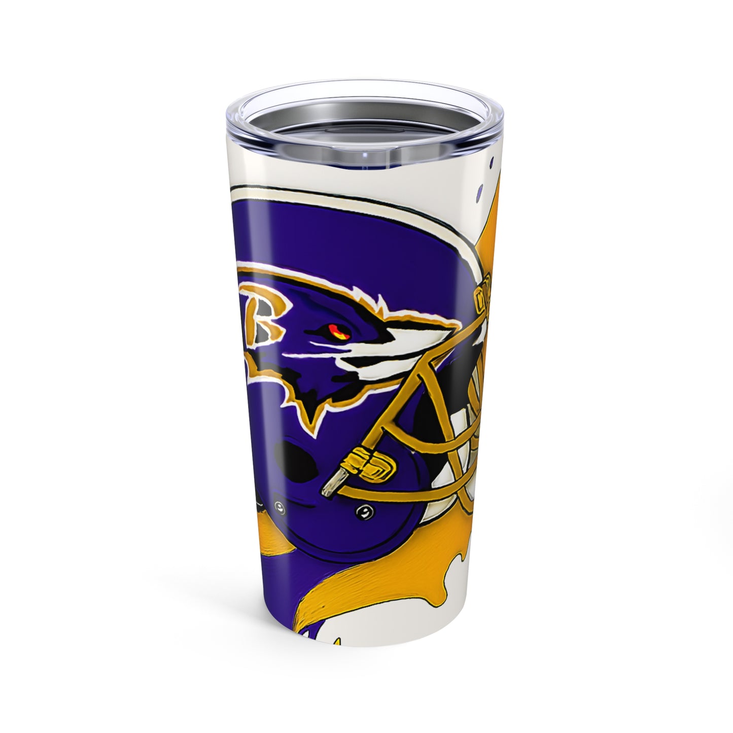 Ravens Tumbler 20oz - Custom Travel Mug, Sports Fan Gift, Personalized Drinkware, Tailgate Essential, Unique Team Spirit