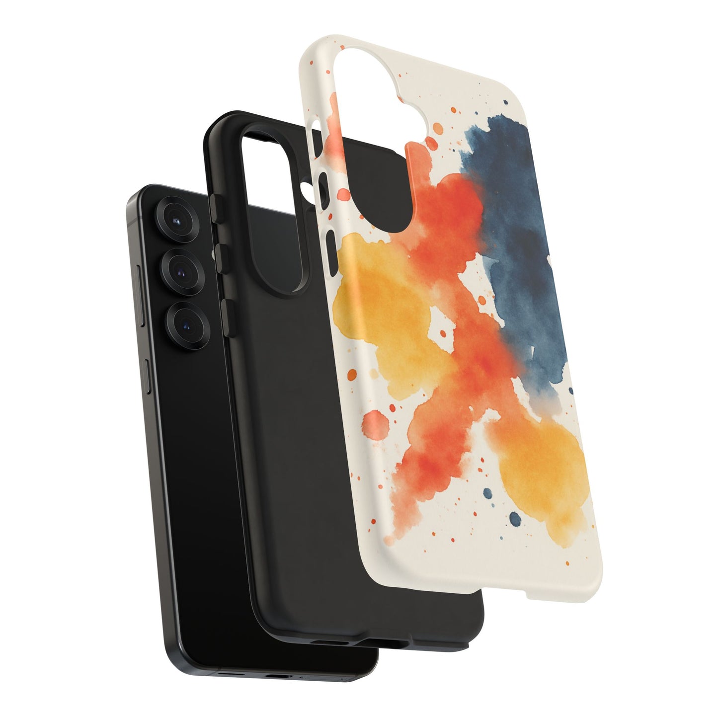 Watercolor Phone Case - Abstract Design, Tough Cases for Men & Women, Stylish Gift, Artistic Accessory for All Occasions