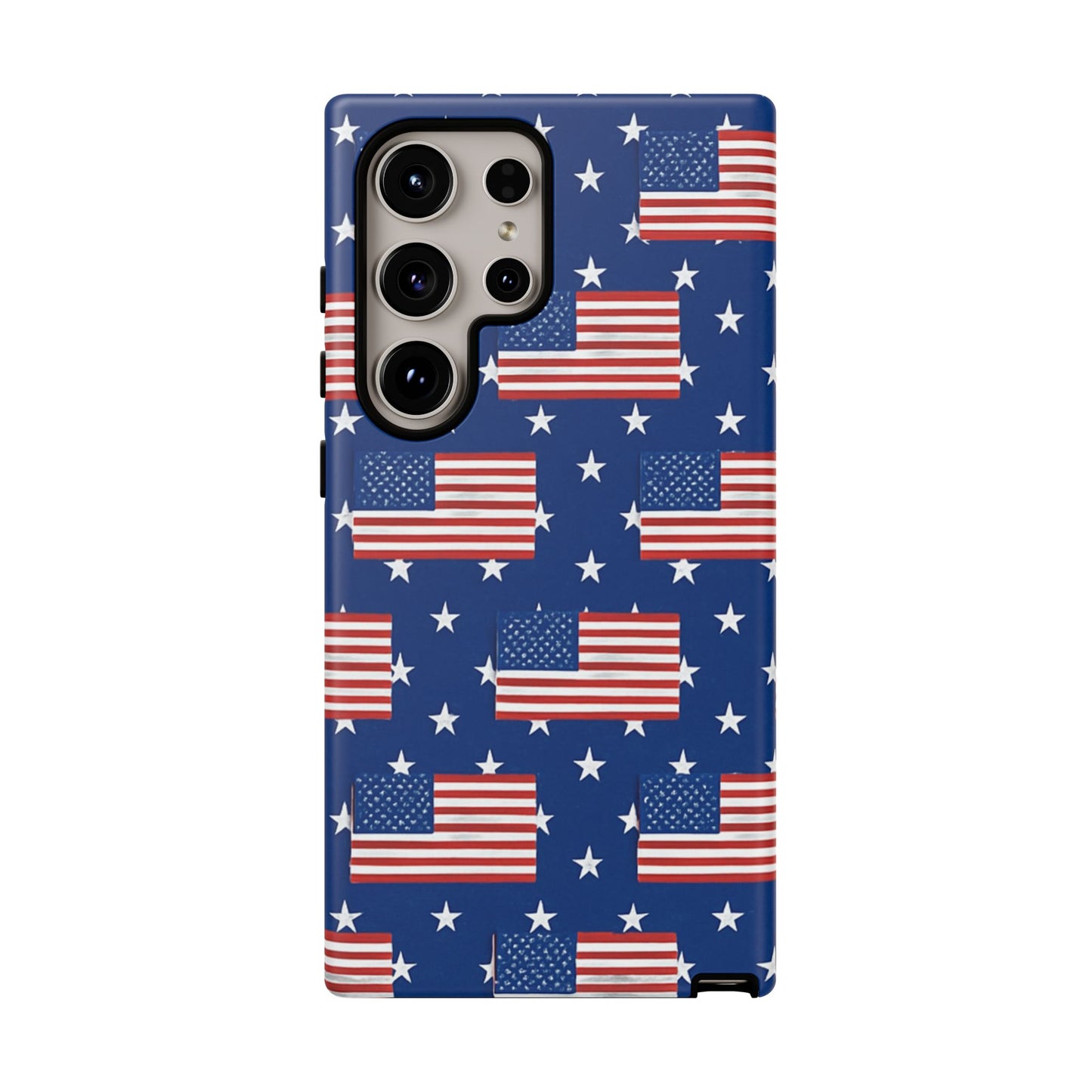 Patriotic Phone Case, Independence Day Accessories, American Flag Design, Star-Spangled Cover, Summer BBQ Gift