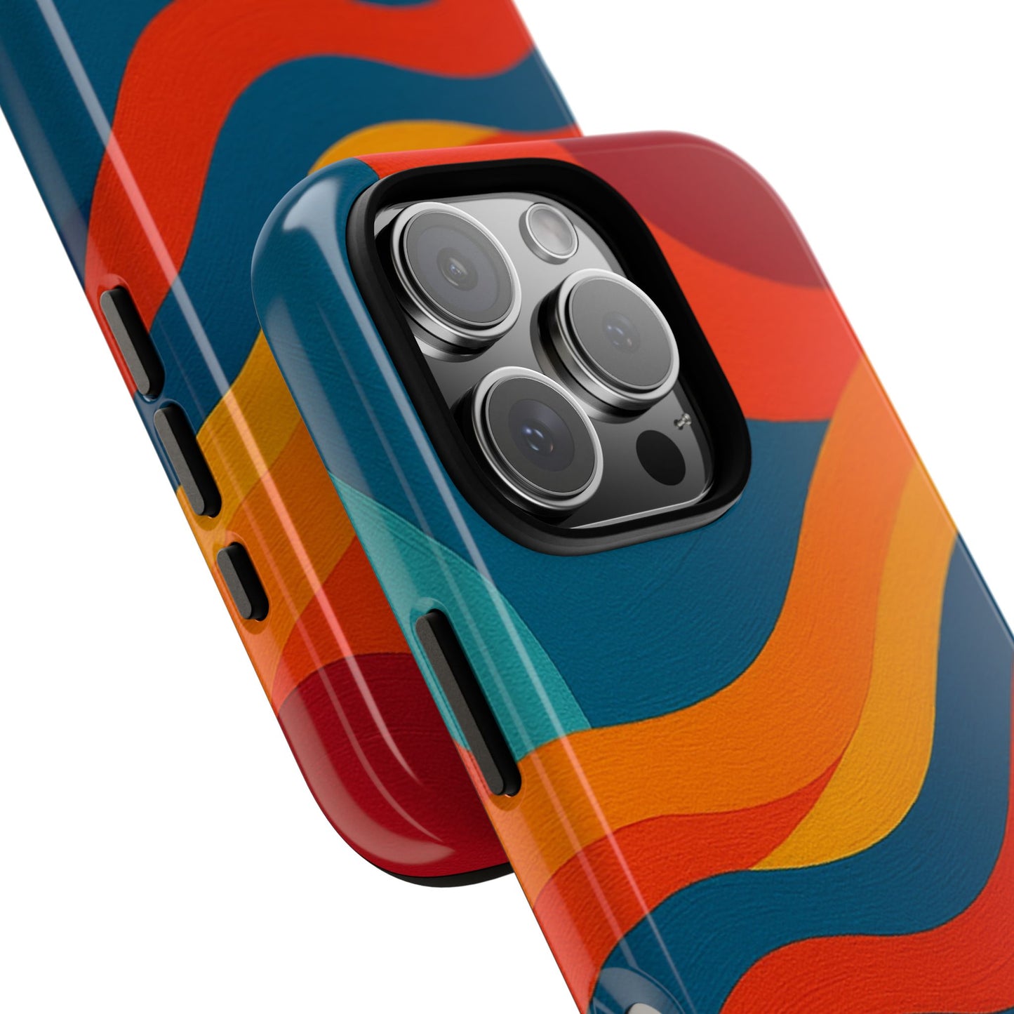 Vibrant Phone Case, Abstract Design Cover, Tough Cases for All Occasions, Stylish Gift for Tech Lovers, Modern Phone Accessories
