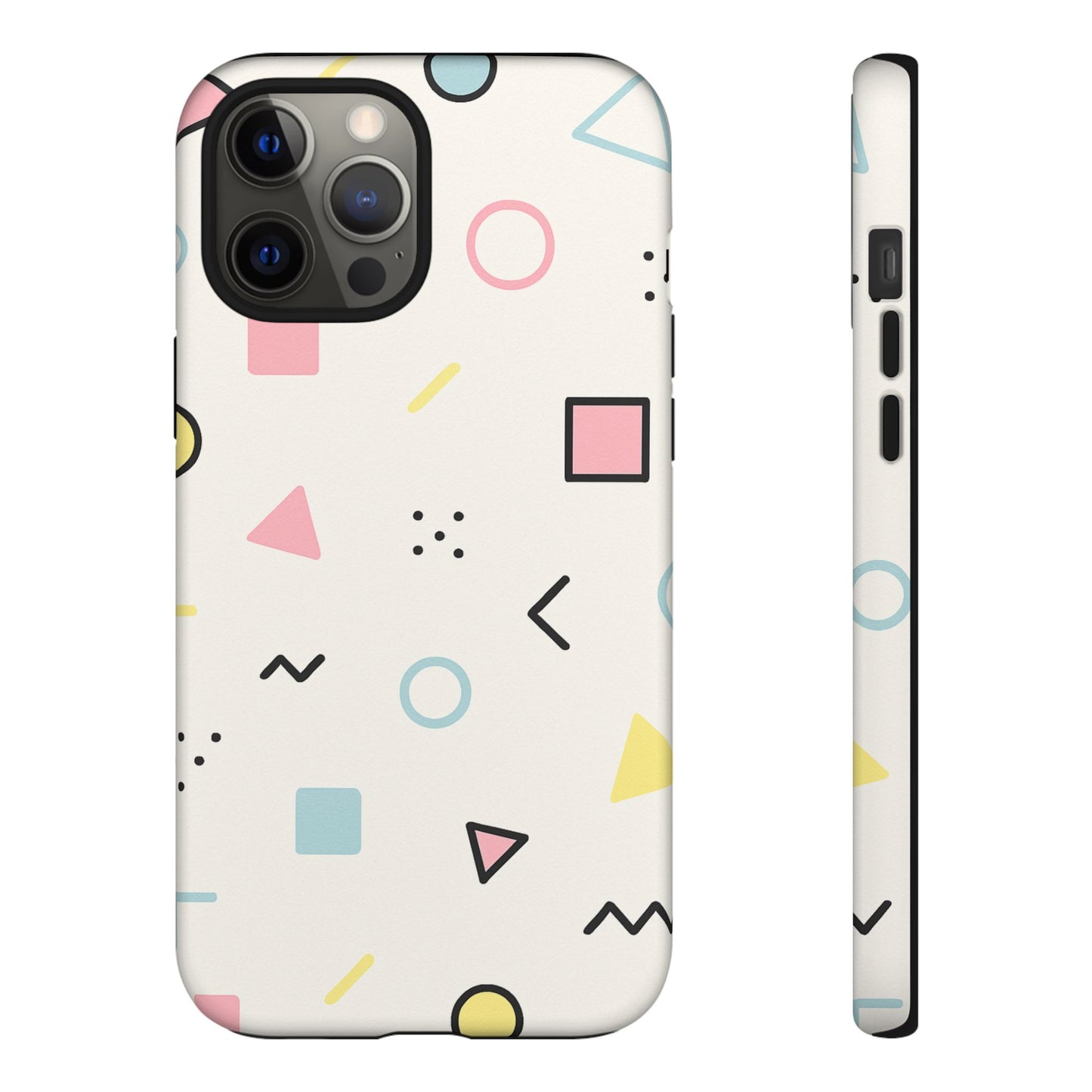 Geometric Phone Case - Stylish Tough Cases for Trendsetters, Unique Phone Covers, Modern Accessories, Gift Ideas for Her