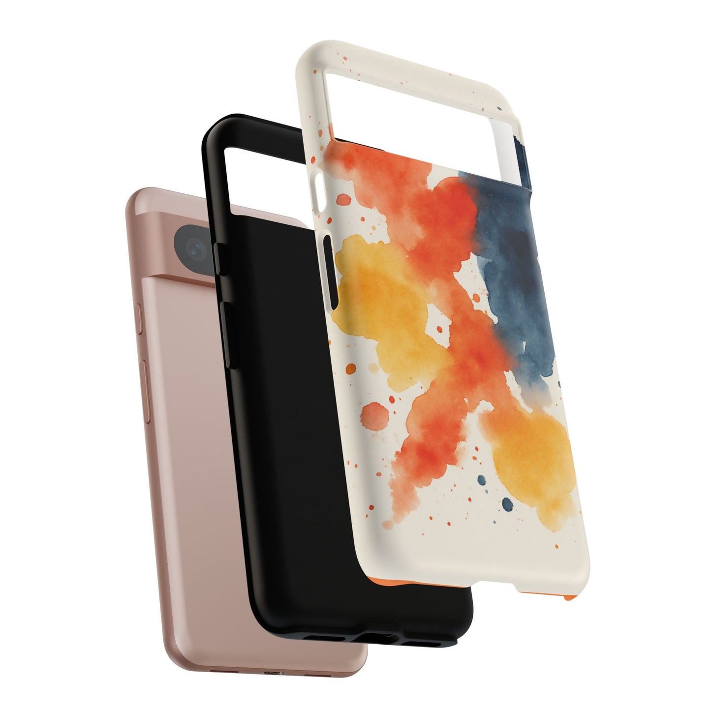 Watercolor Phone Case - Abstract Design, Tough Cases for Men & Women, Stylish Gift, Artistic Accessory for All Occasions