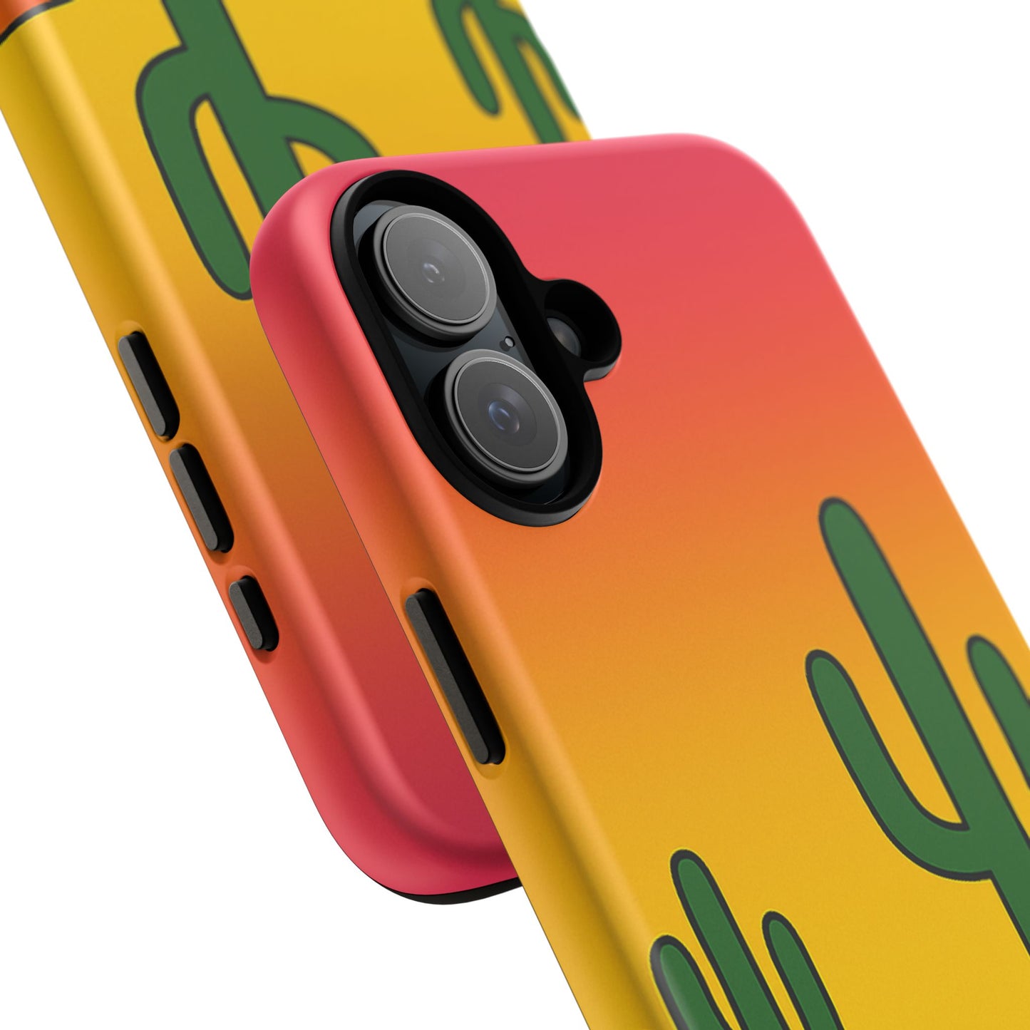 Desert Vibes Phone Case, Tough Cases, Cactus Design, Colorful Phone Cover, Summer Aesthetic, Unique Gift Idea