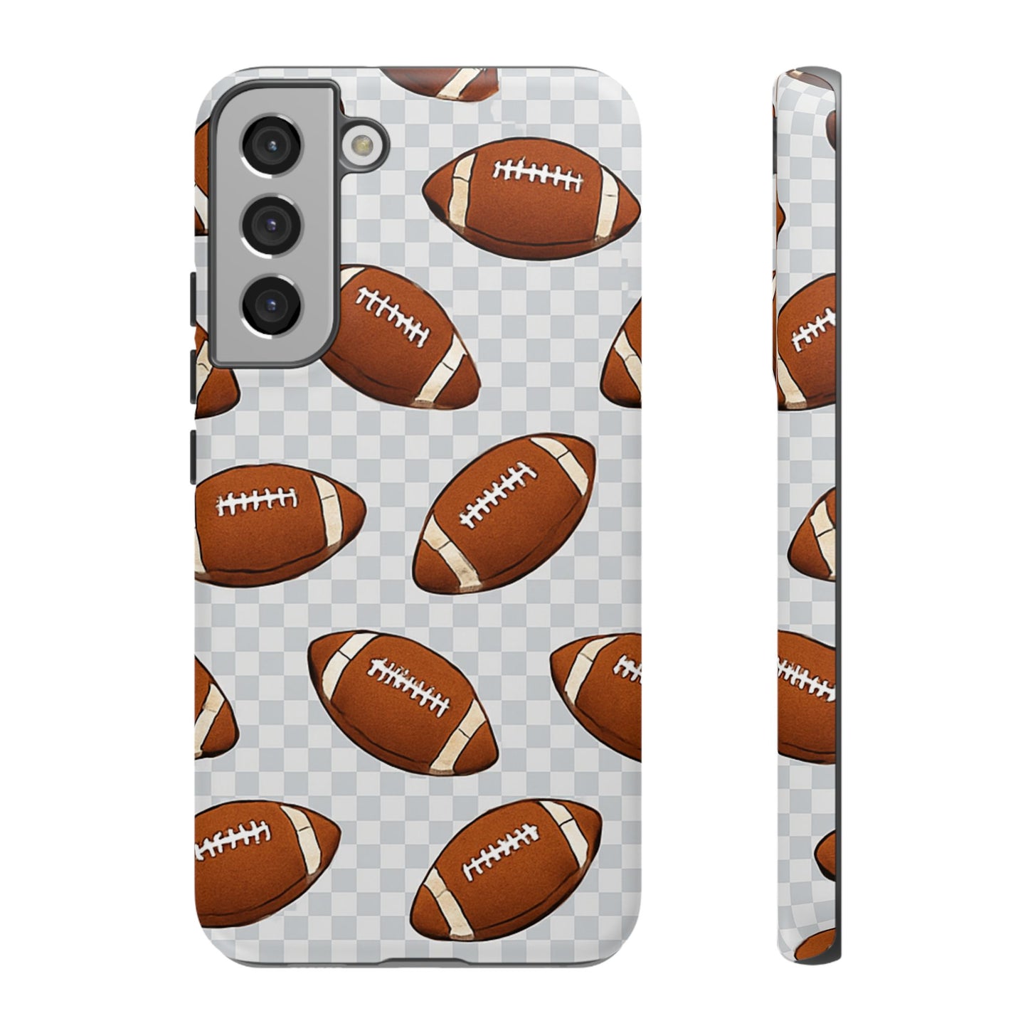 Football Phone Case, Tough Cases for Sports Fans, Unique Gift for Football Lovers, Protective Decor, Athletic Accessories