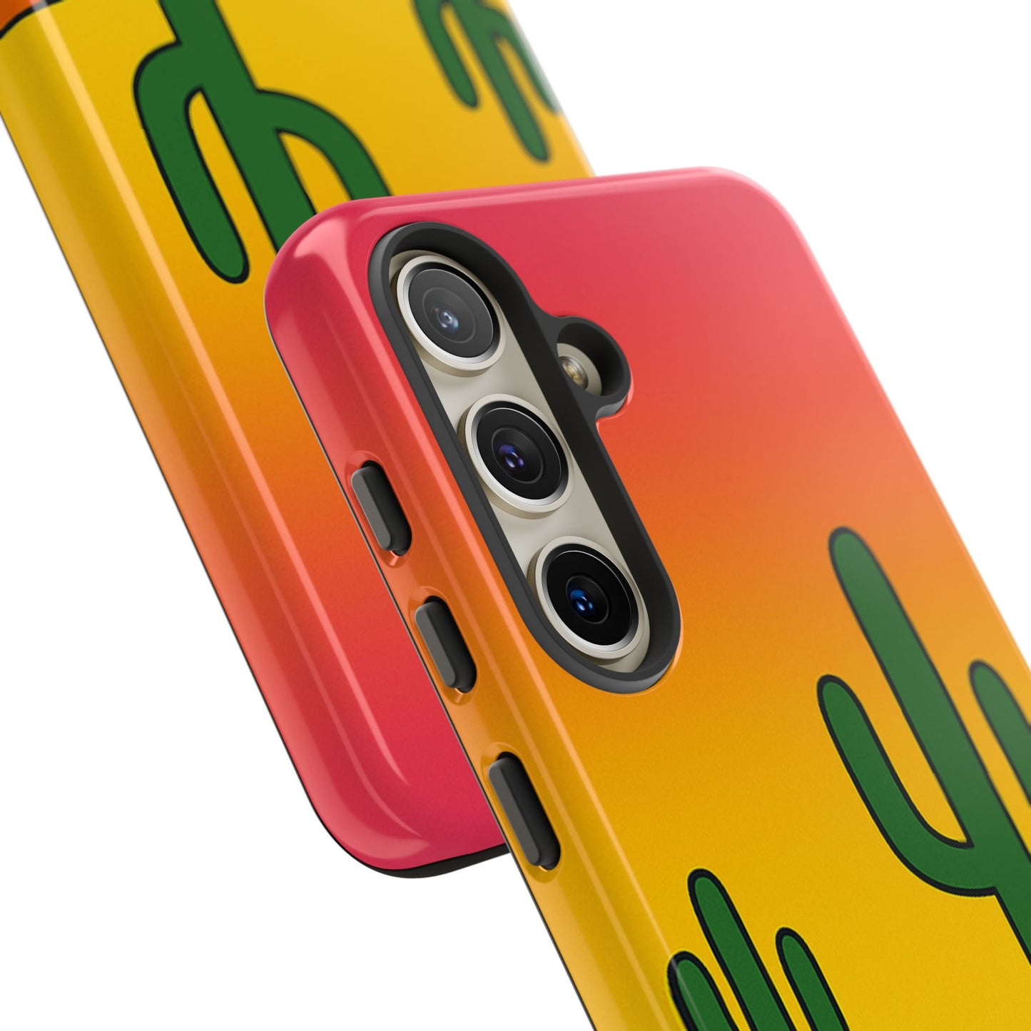 Desert Vibes Phone Case, Tough Cases, Cactus Design, Colorful Phone Cover, Summer Aesthetic, Unique Gift Idea
