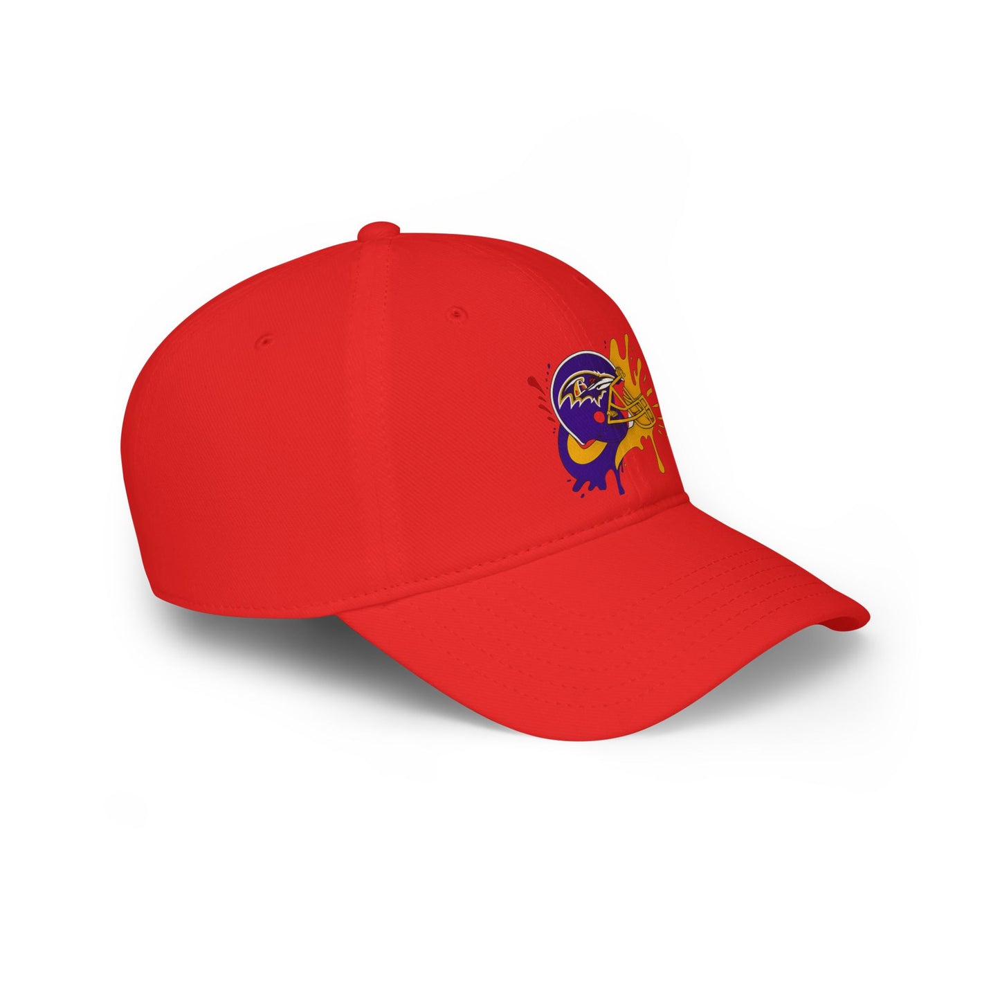 Colorful Low Profile Baseball Cap with Vibrant Graphics, Perfect for Sports Lovers, Everyday Wear, Gift Idea, Summer Attire, Outdoor Events
