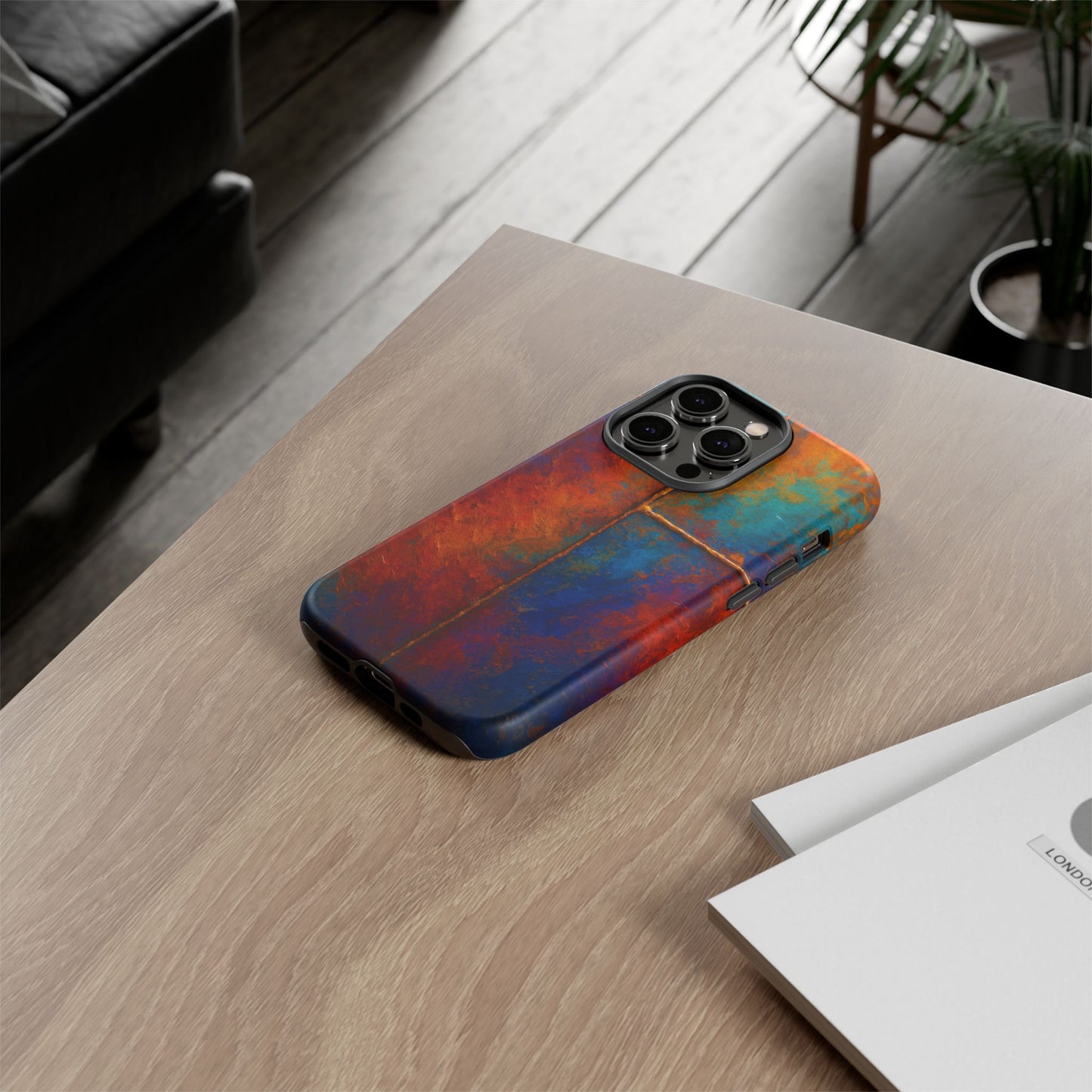 Vibrant Phone Case, Colorful Tough Case Cover, Artistic Phone Protector, Unique Smartphone Accessories, Gift for Tech Lovers