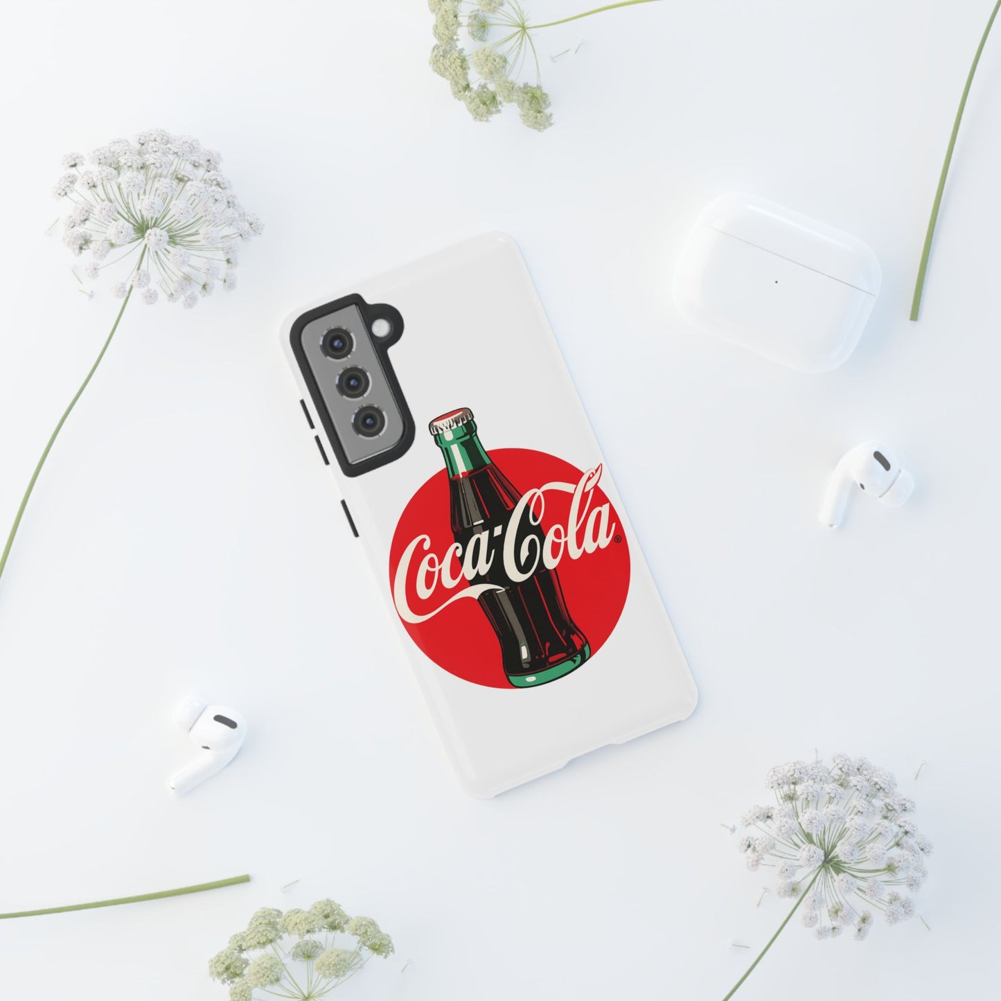 Coca-Cola Tough Phone Cases, Vintage Soda Drink, Retro Style, Unique Gift, Phone Accessories, Summer Vibes
