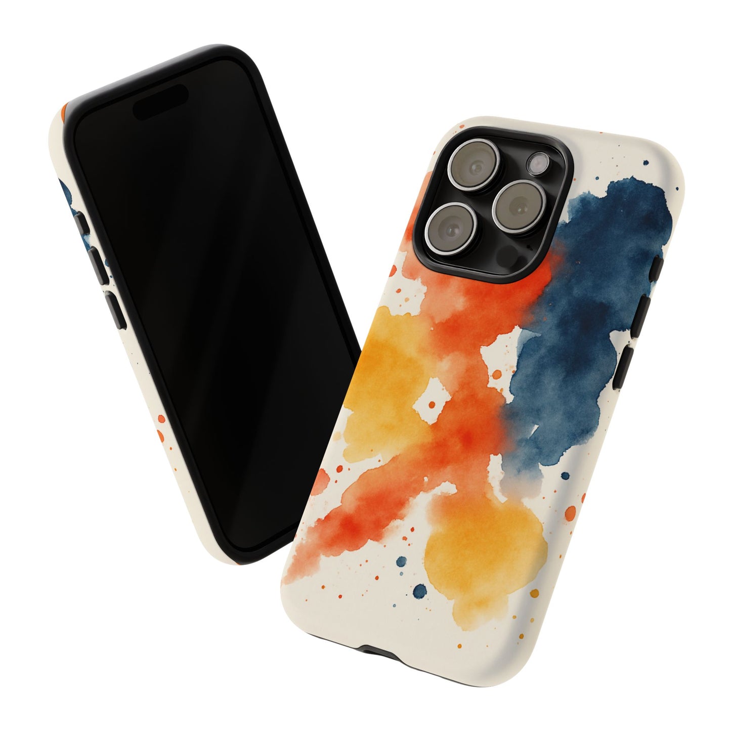 Watercolor Phone Case - Abstract Design, Tough Cases for Men & Women, Stylish Gift, Artistic Accessory for All Occasions