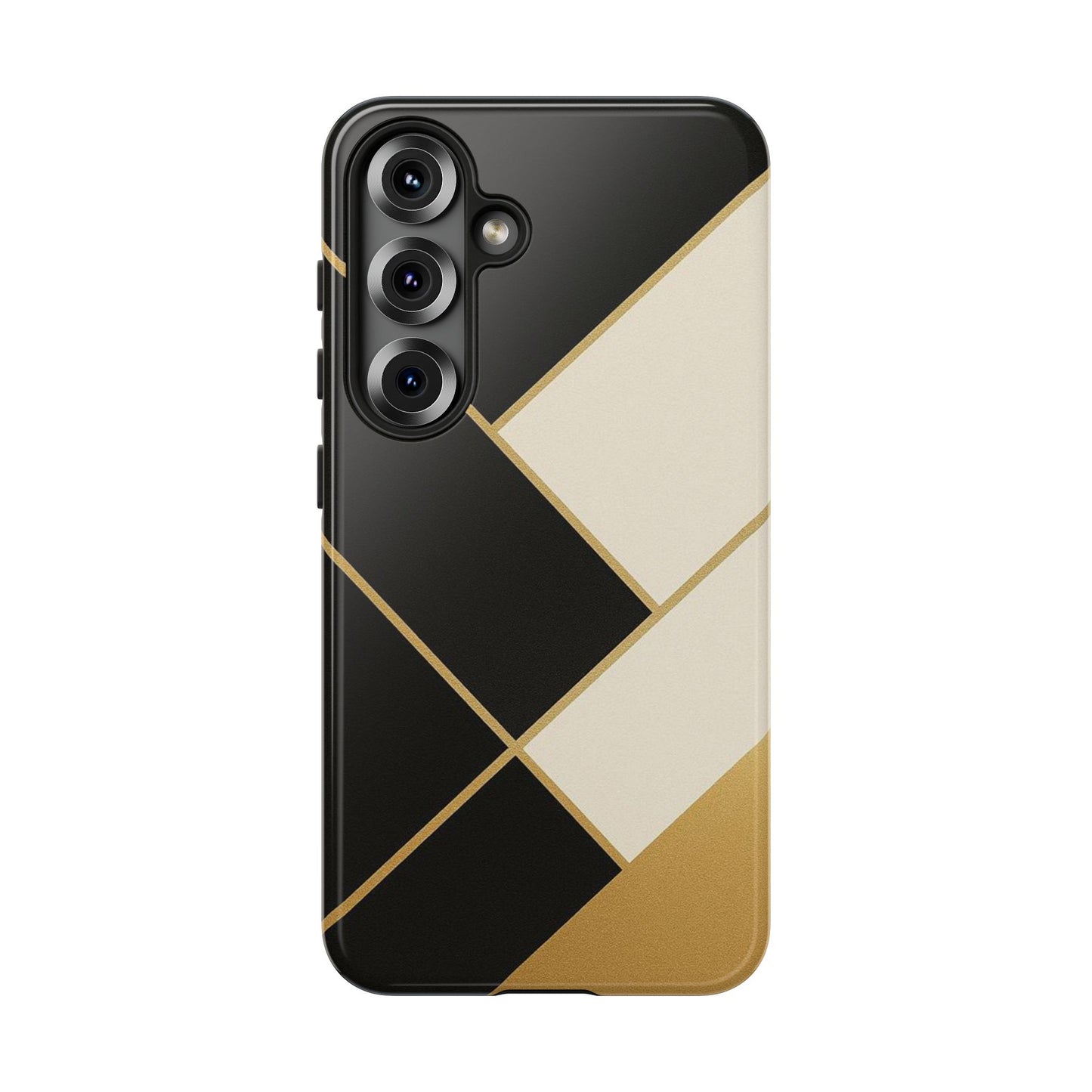 Chic Phone Case, Stylish Phone Cover, Geometric Design Case, Protective Mobile Case, Modern Phone Protector