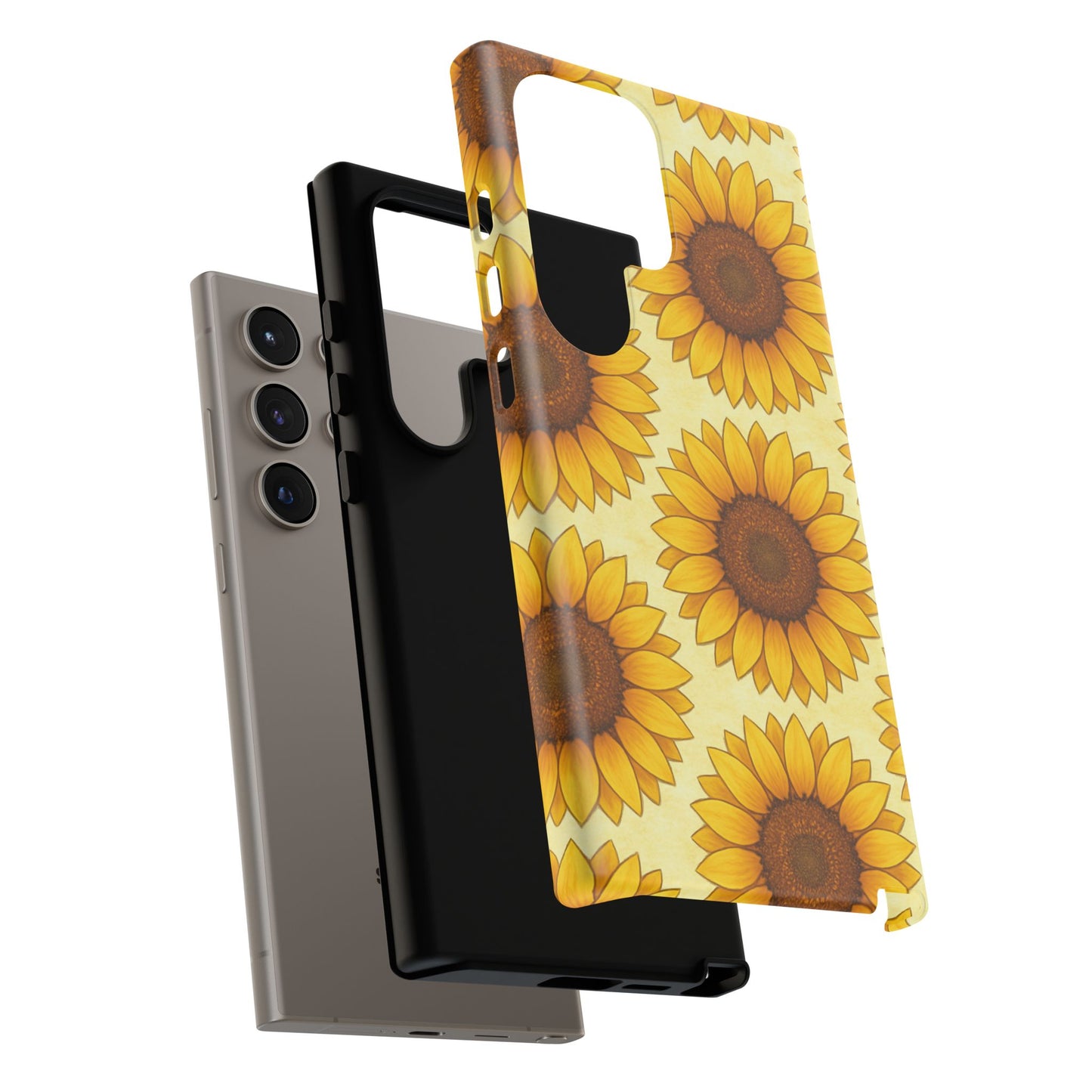 Sunflower Phone Cases - Tough Cases for Nature Lovers, Gift for Friends, Floral Design, Protective Case, Sunflower Decor