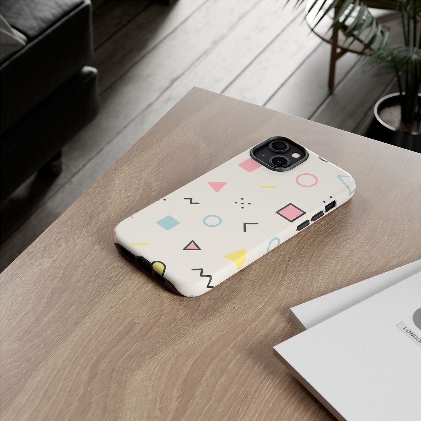 Geometric Phone Case - Stylish Tough Cases for Trendsetters, Unique Phone Covers, Modern Accessories, Gift Ideas for Her