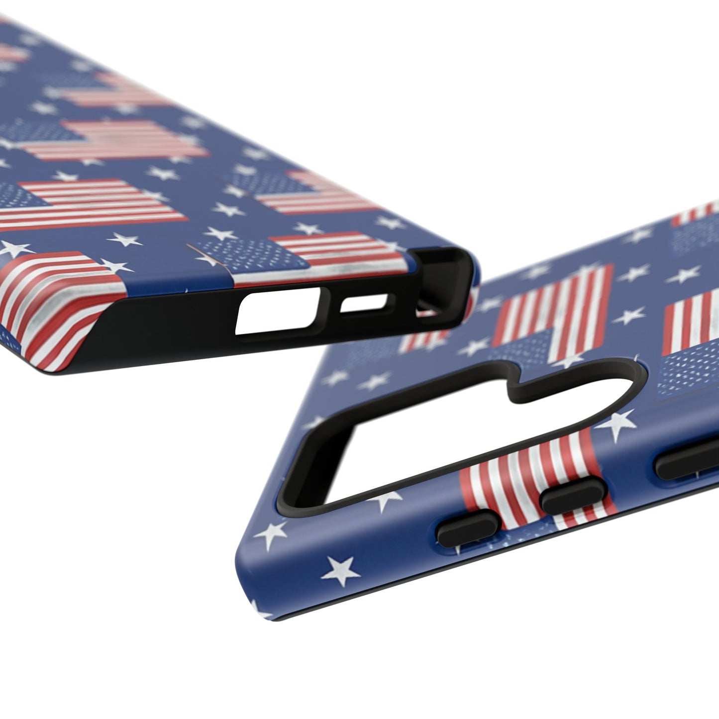 Patriotic Phone Case, Independence Day Accessories, American Flag Design, Star-Spangled Cover, Summer BBQ Gift