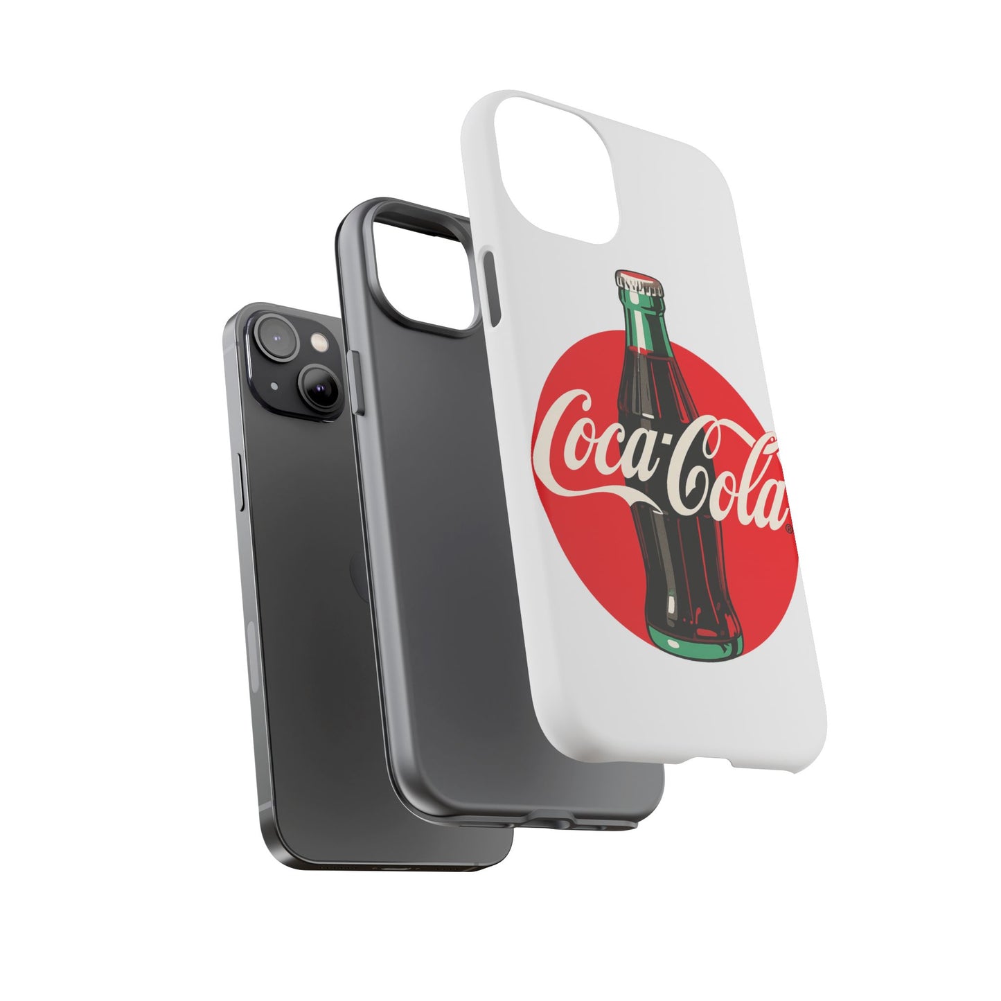 Coca-Cola Tough Phone Cases, Vintage Soda Drink, Retro Style, Unique Gift, Phone Accessories, Summer Vibes