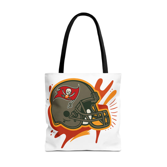 Tote Bag with Bold Football Design, Sports Tote, Game Day Bag, NFL Fan Gift, Personalized Beach Bag, Unique Shopping Tote