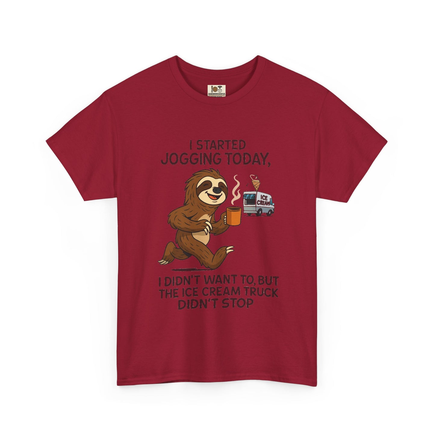 Funny Sloth Jogging T-Shirt | Gift for Exercise Lovers, Animal Humor Tee, Cute Sloth Apparel, Birthday Gift, Casual Wear