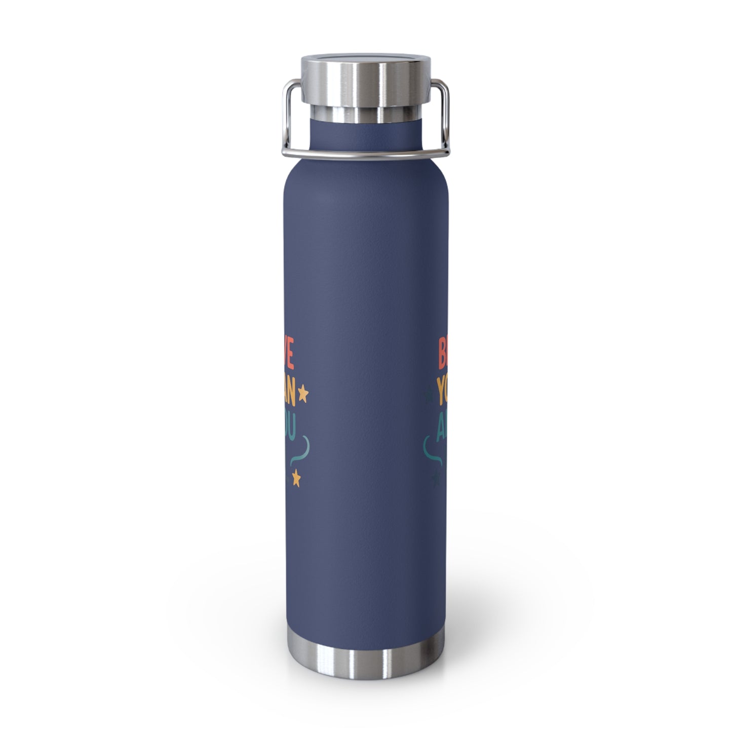 Inspirational Water Bottle, Motivational Travel Mug, Believe You Can Drinkware, Fitness Gifts, Personal Affirmation Bottle