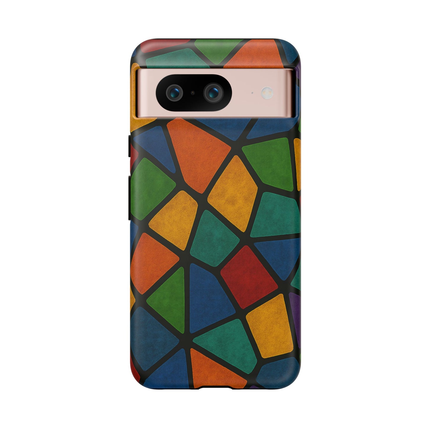 Colorful Mosaic Phone Case, Tough Cell Phone Cover, Vibrant Smartphone Protector, Unique Gift for Weddings, Birthday, Holidays