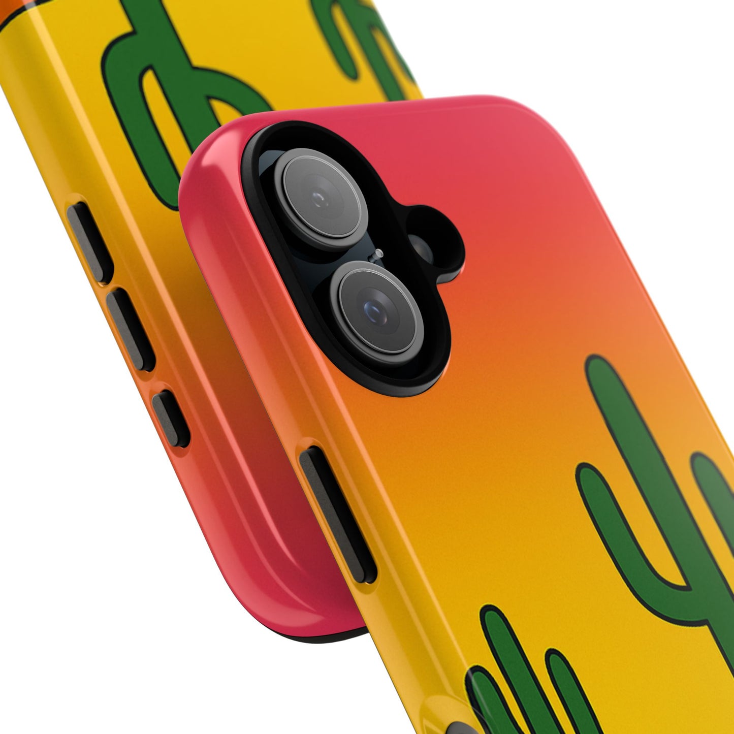 Desert Vibes Phone Case, Tough Cases, Cactus Design, Colorful Phone Cover, Summer Aesthetic, Unique Gift Idea