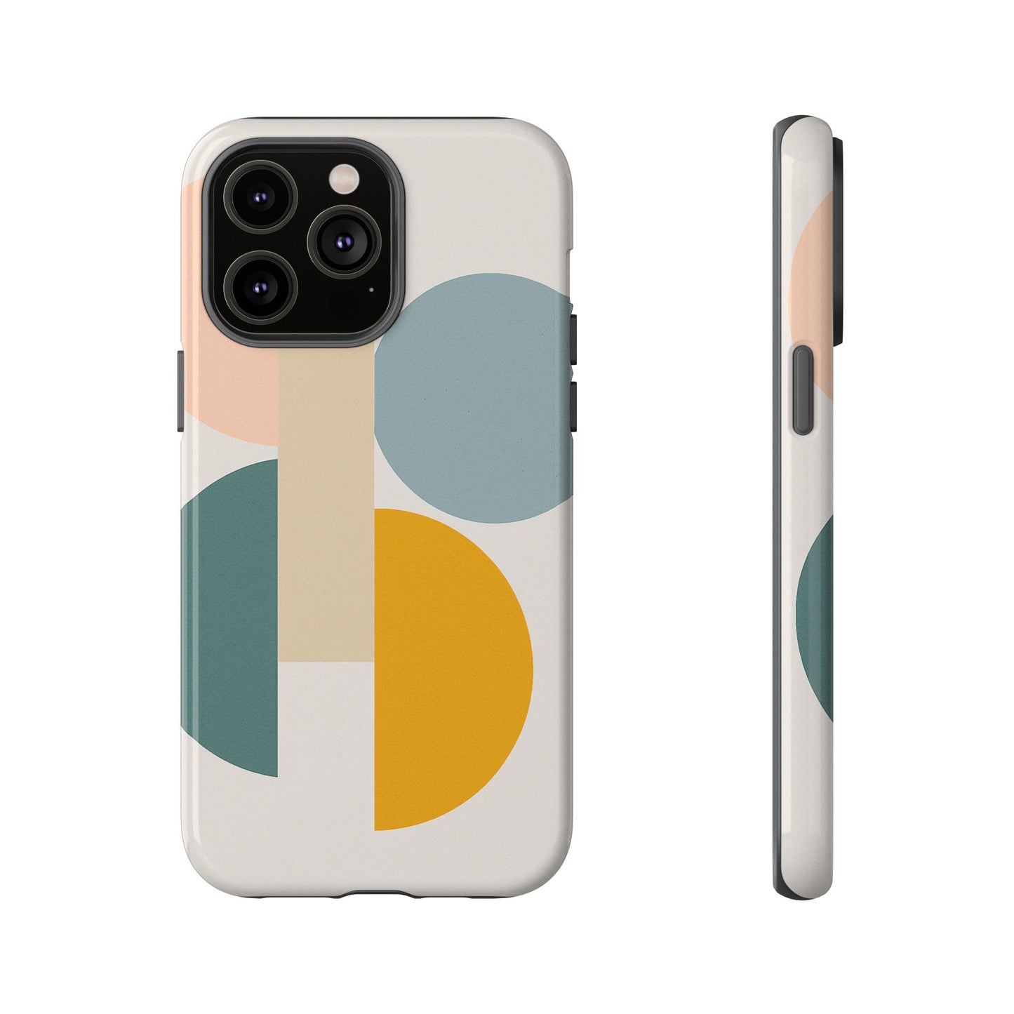 Minimalist Geometric Phone Case, Stylish Protective Cover for Phones, Modern Design, Gift for Him/Her, Trendy Tech Accessory