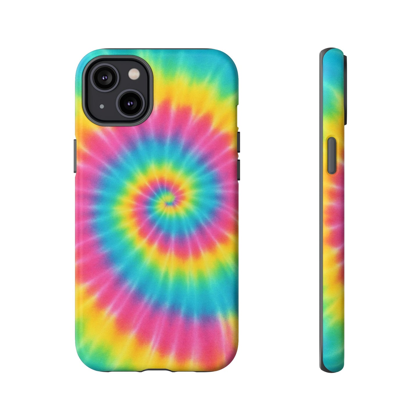 Colorful Tie-Dye Phone Case, Vibrant Phone Cover, Boho Style Accessory, Gift for Teens, Trendy Phone Accessories