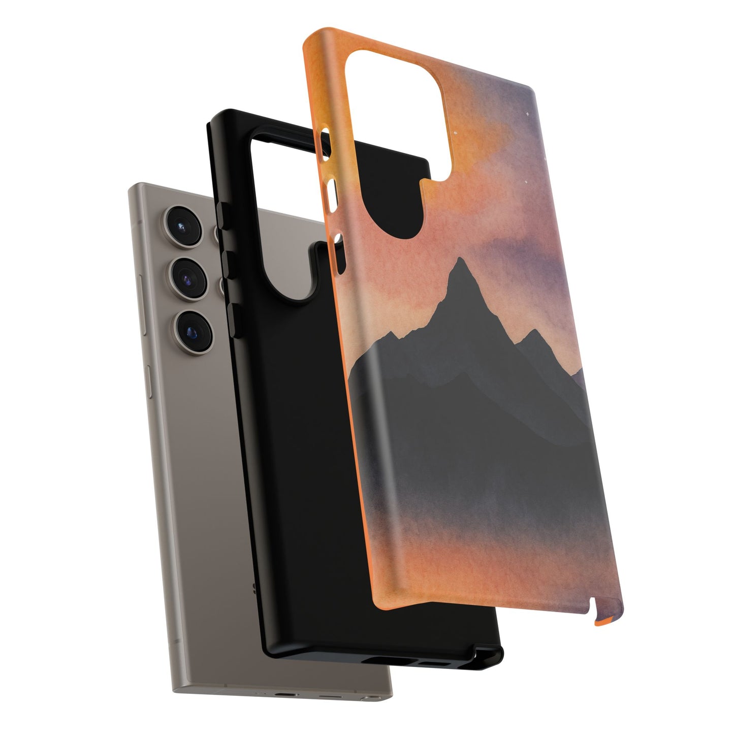 Mountain Sunset Phone Case, Nature Lover's Gift, Adventure Phone Cover, Unique Cellphone Accessories, Outdoor Enthusiast Decor