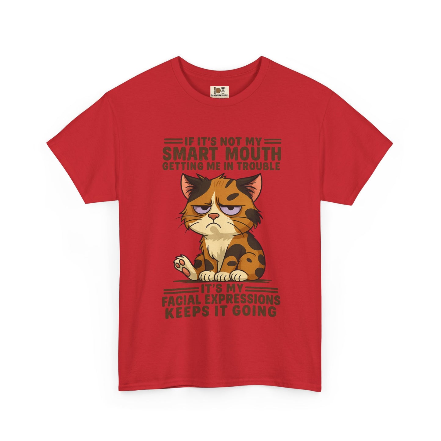 Sassy Cat Quote Tee, Funny Animal Shirt, Unisex Cotton T-Shirt, Gift for Cat Lovers, Humor Apparel, Cute Pet Theme