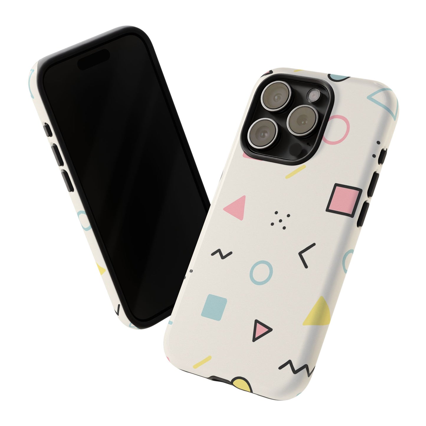 Geometric Phone Case - Stylish Tough Cases for Trendsetters, Unique Phone Covers, Modern Accessories, Gift Ideas for Her