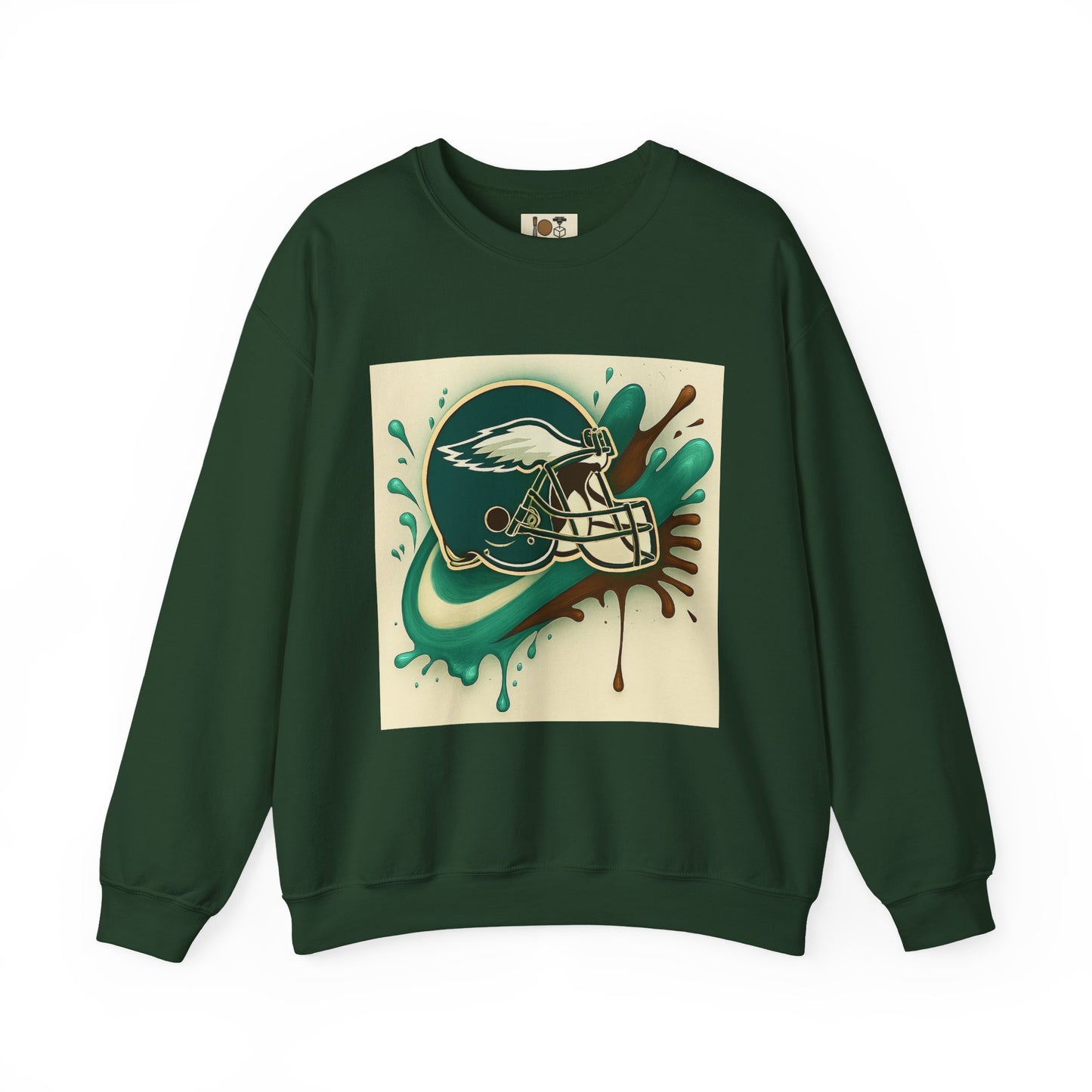 Eagles Inspired Sweatshirt, Unisex Crewneck, Cozy Sports Apparel, Game Day Outfit, Gift for Football Fans