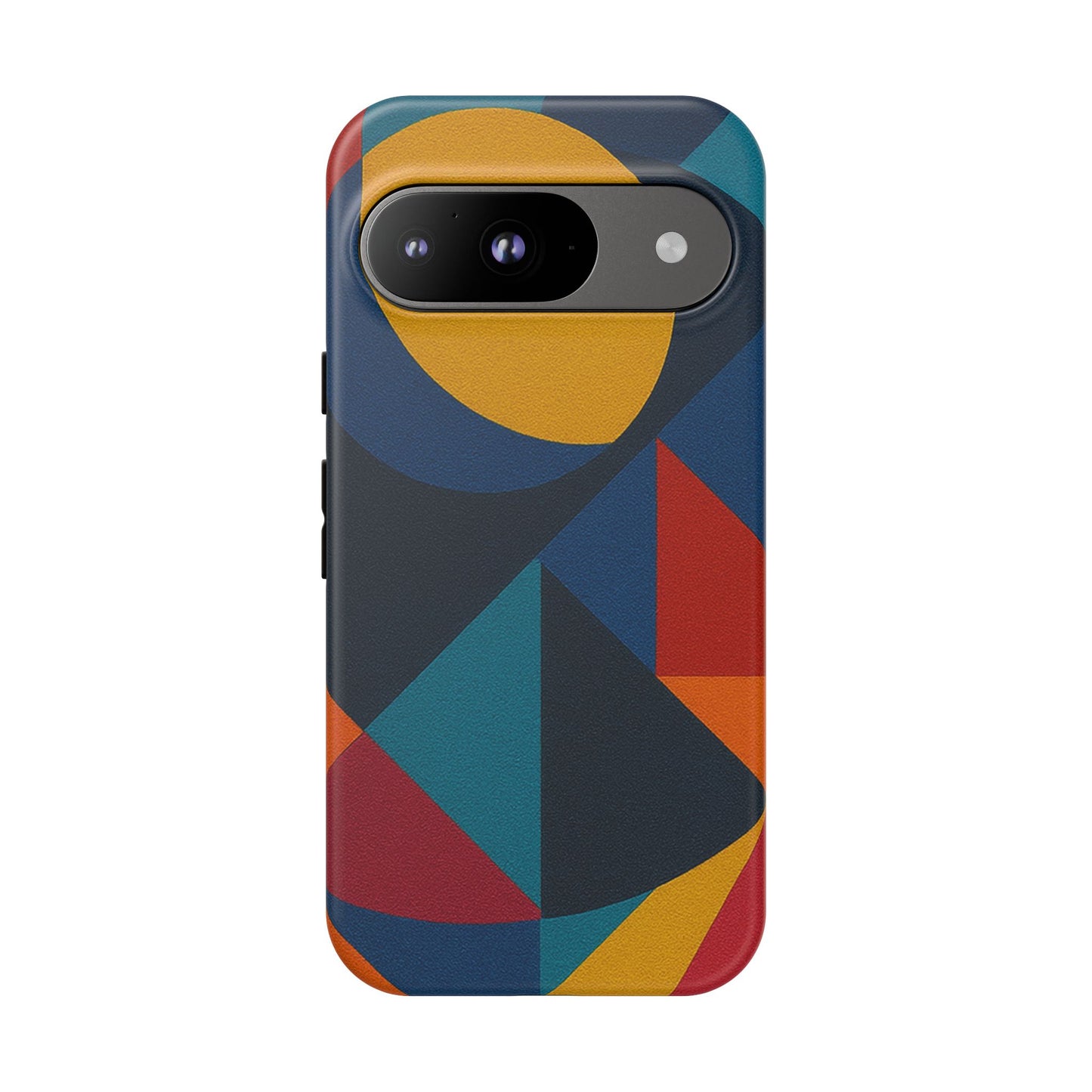 Vibrant Phone Case, Colorful Phone Cover, Geometric Design, Artistic Gift, Trendy Accessory, Vibrant Colors, Unique Design