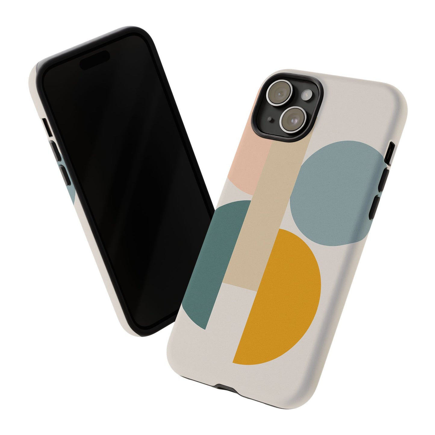 Minimalist Geometric Phone Case, Stylish Protective Cover for Phones, Modern Design, Gift for Him/Her, Trendy Tech Accessory