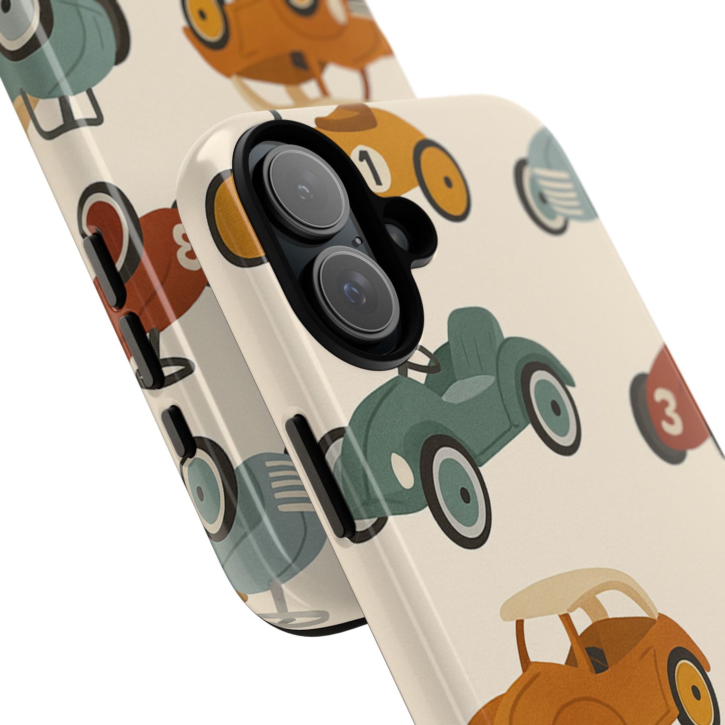 Vintage Car Phone Case, Tough Cases, Kids Gift, Car Lover Accessory, Retro Style, Phone Protection, Unique Design, pedal cars