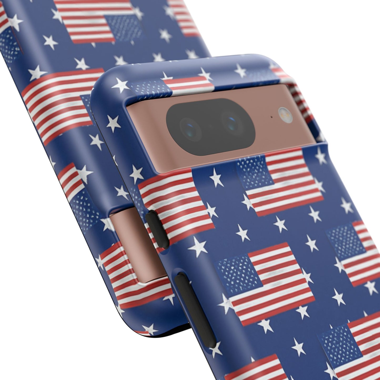 Patriotic Phone Case, Independence Day Accessories, American Flag Design, Star-Spangled Cover, Summer BBQ Gift