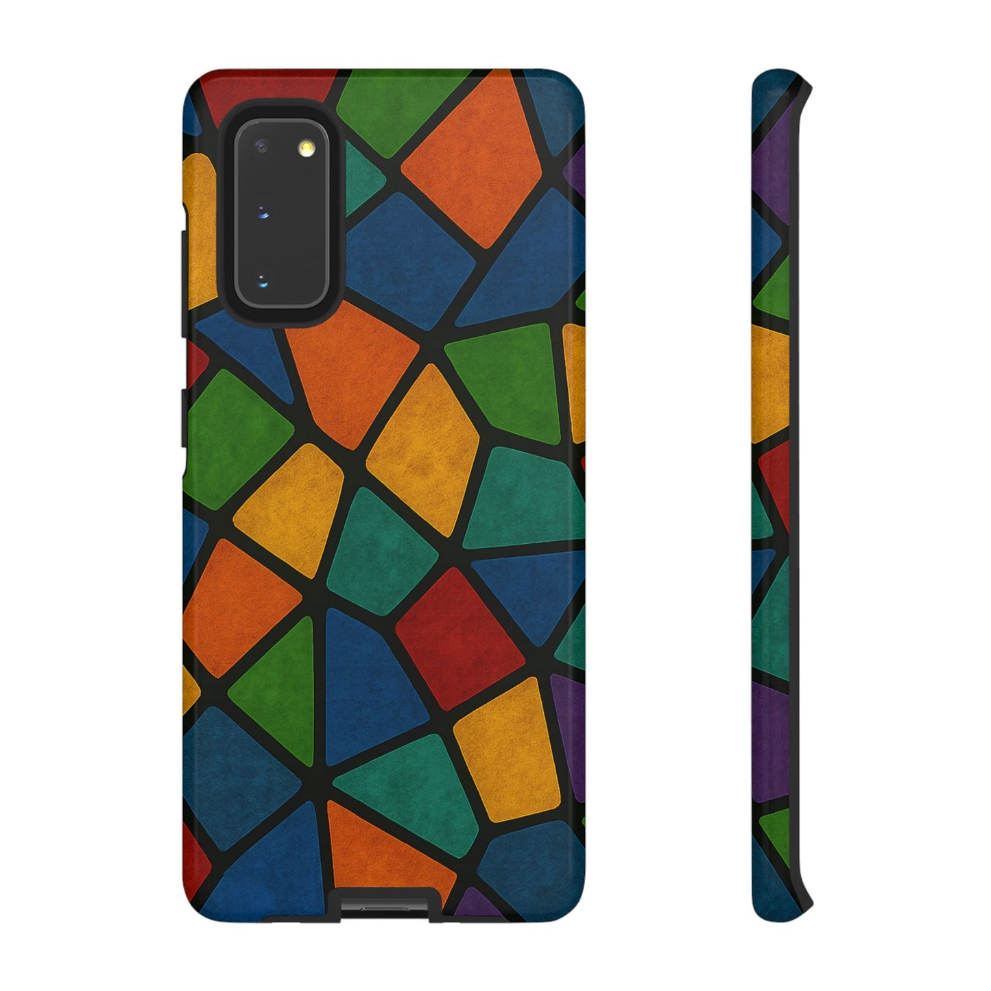 Colorful Mosaic Phone Case, Tough Cell Phone Cover, Vibrant Smartphone Protector, Unique Gift for Weddings, Birthday, Holidays