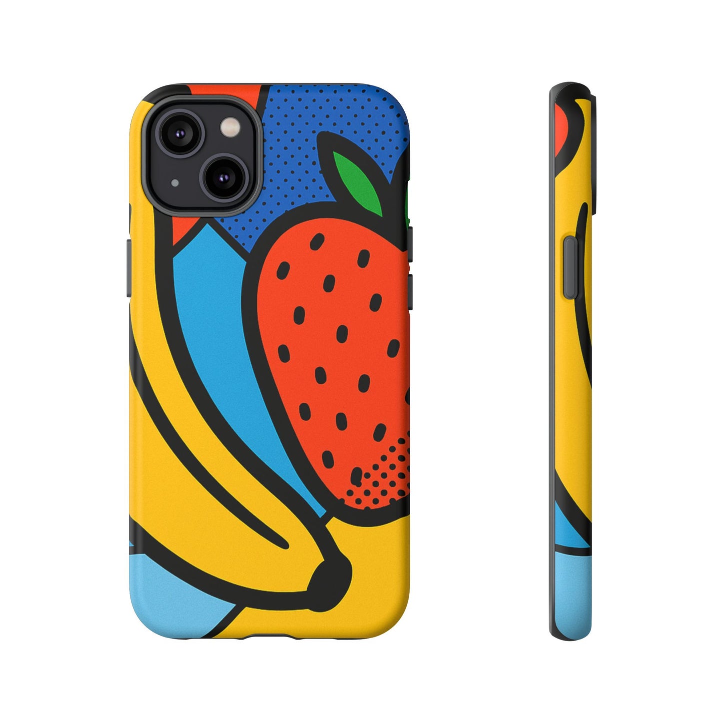 Colorful Fruit Phone Case - Tough Cases - Fun, Vibrant, Unique, Gifts for Friends, Summer Accessories, Trendy Phone Protector