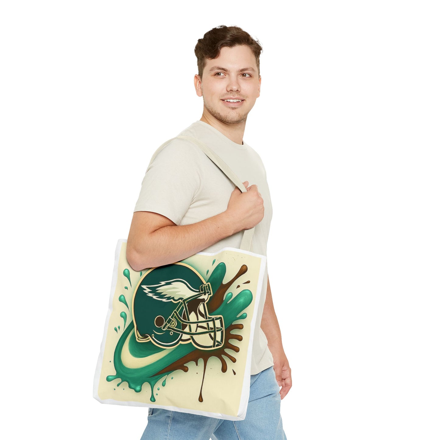 Sports-Themed Tote Bag for Fans | Unique Gift for Game Day, Eco-Friendly Shopping, Beach, Travel, and Everyday Use