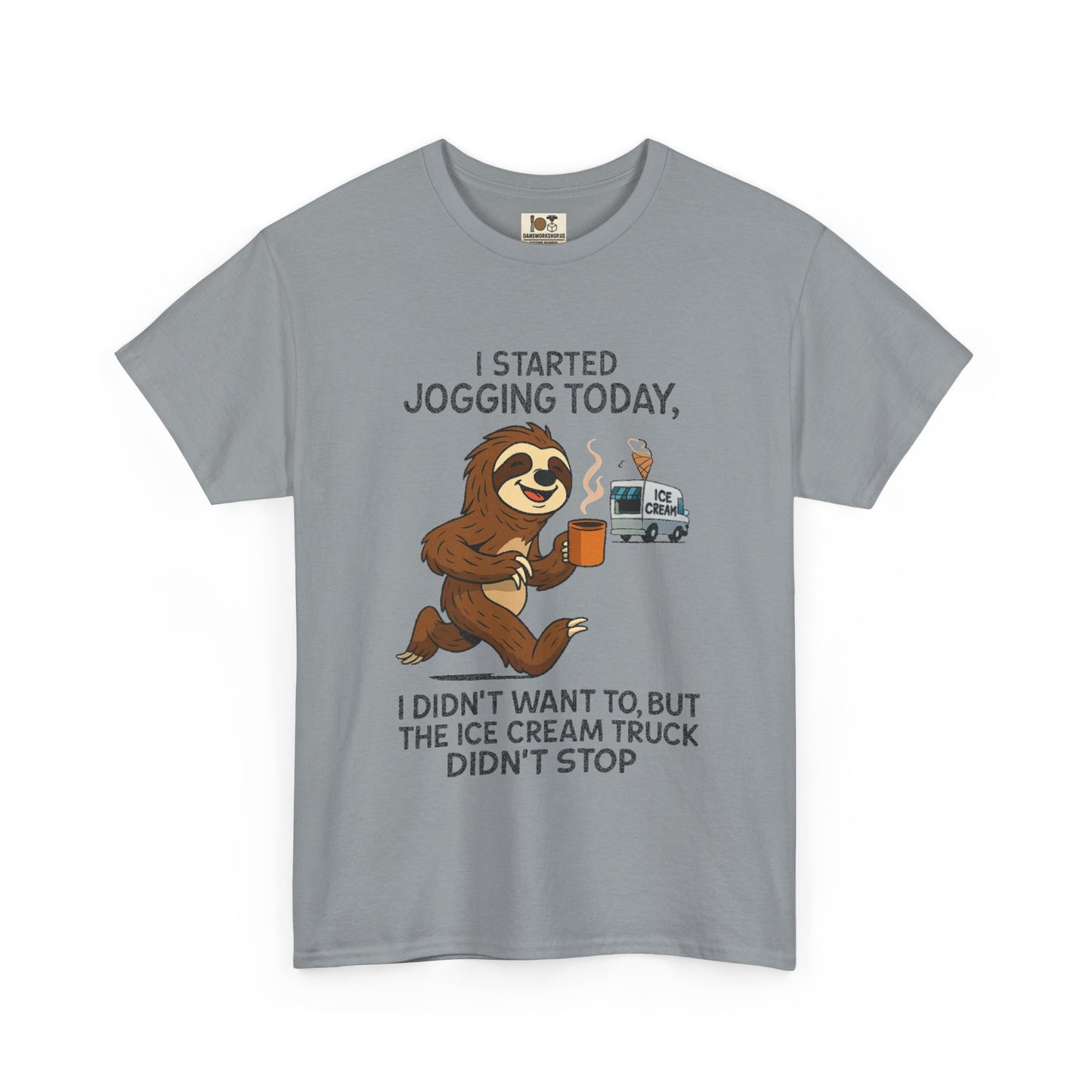 Funny Sloth Jogging T-Shirt | Gift for Exercise Lovers, Animal Humor Tee, Cute Sloth Apparel, Birthday Gift, Casual Wear